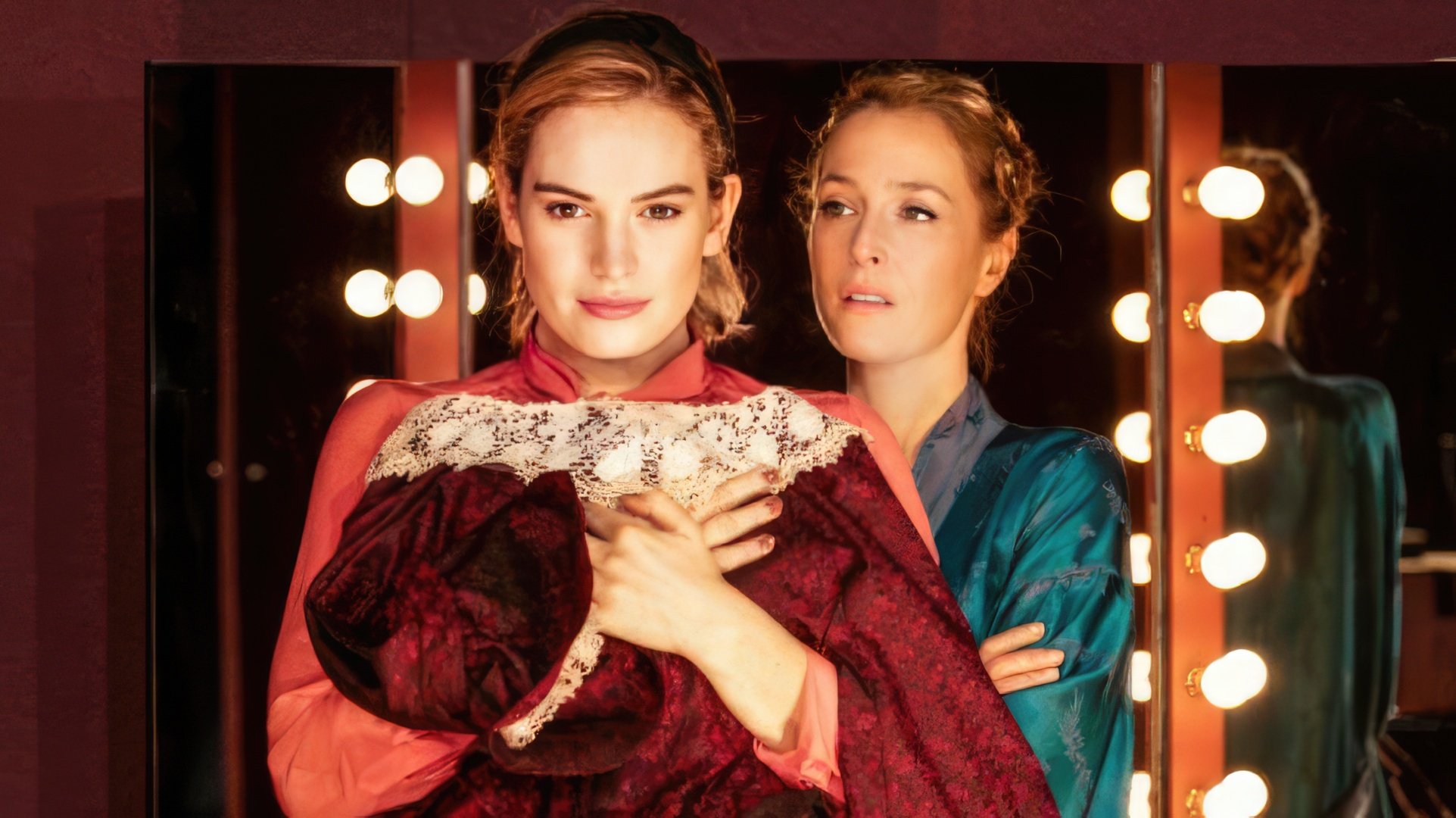 All About Eve: Lily James and Gillian Anderson