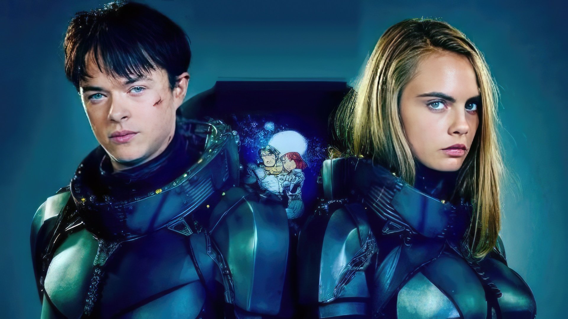 Dane DeHaan and Cara Delevingne («Valerian and the City of a Thousand Planets»)