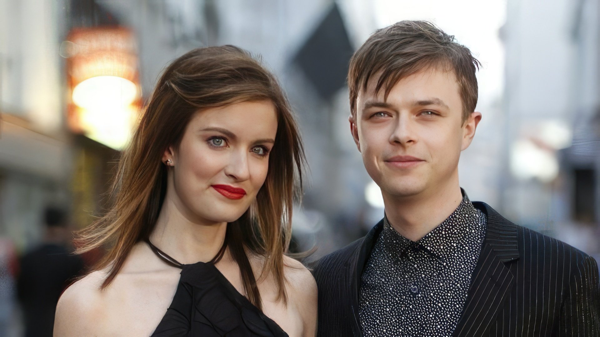 Dane DeHaan and his wife Anna Wood