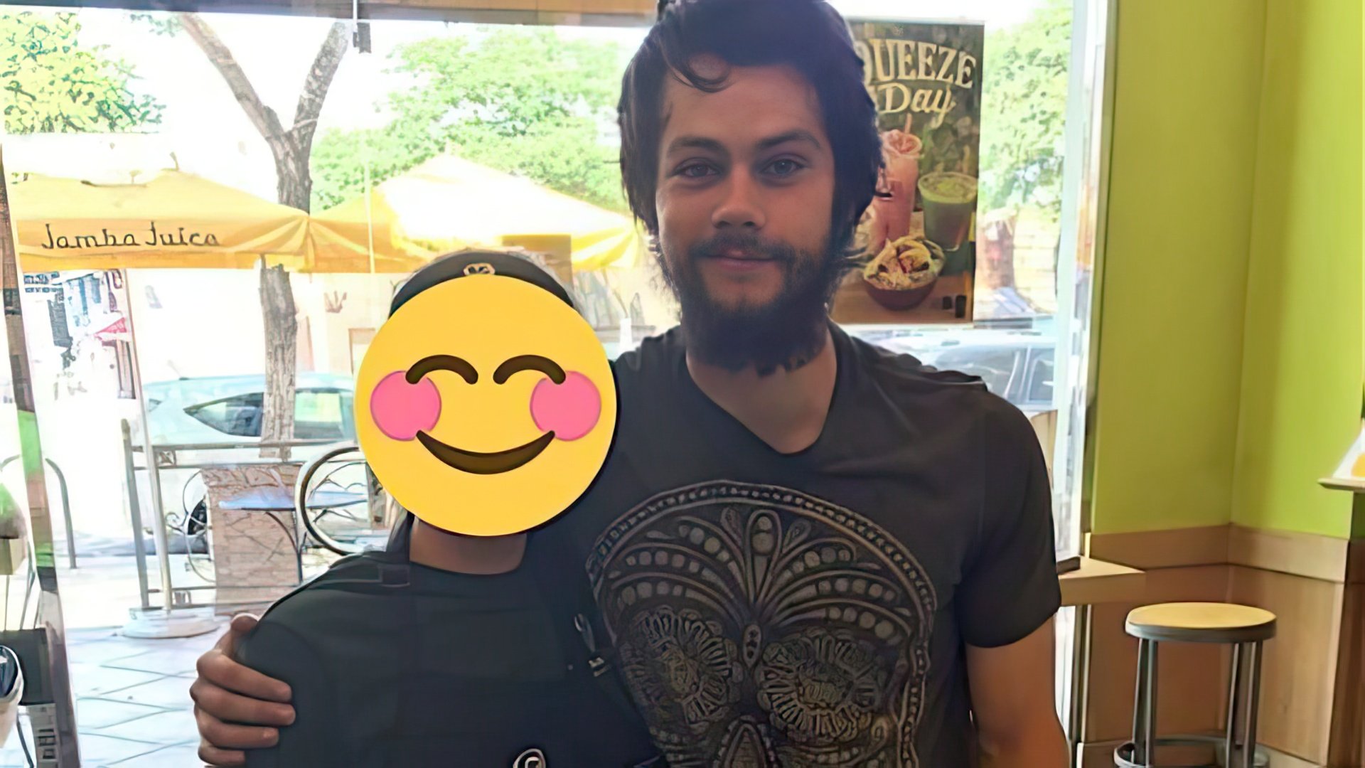 Dylan O’Brien with a beard