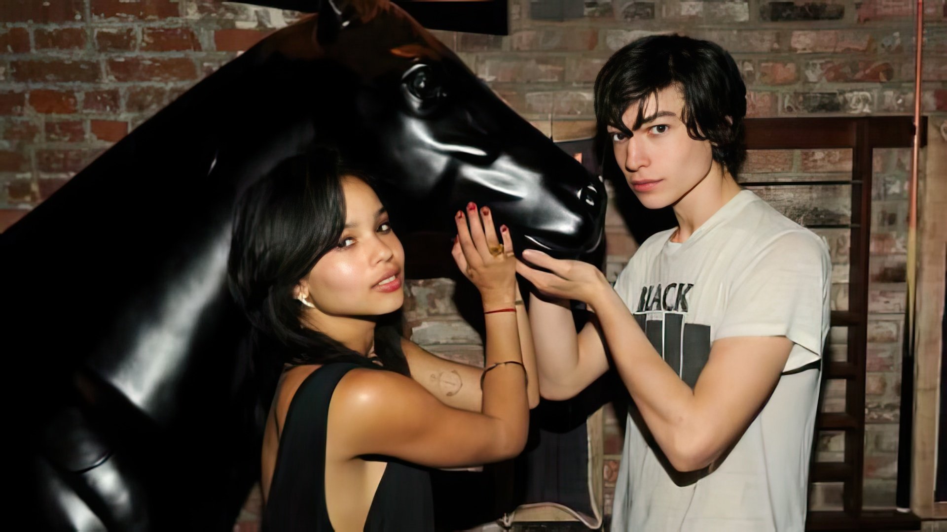 Ezra Miller and Zoe Kravitz were seeing each other