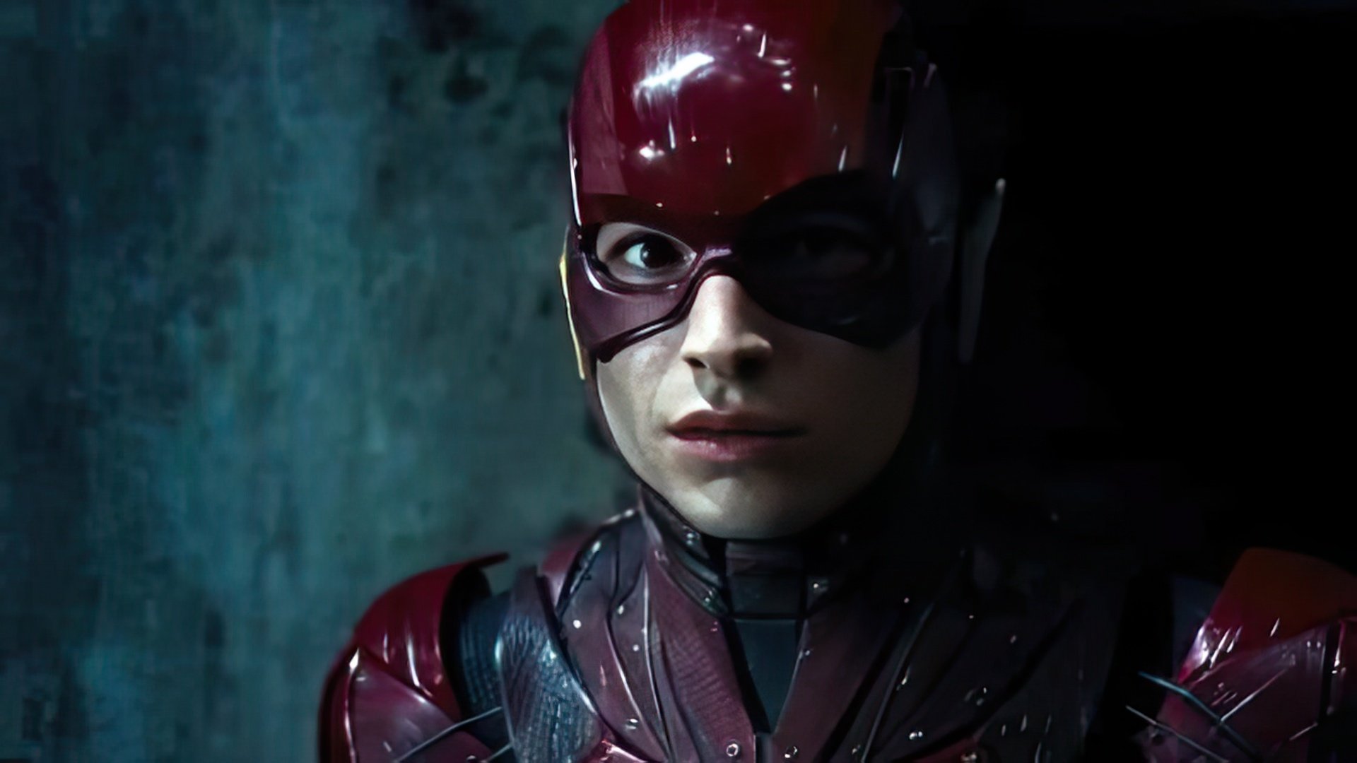 Ezra Miller playing Flash