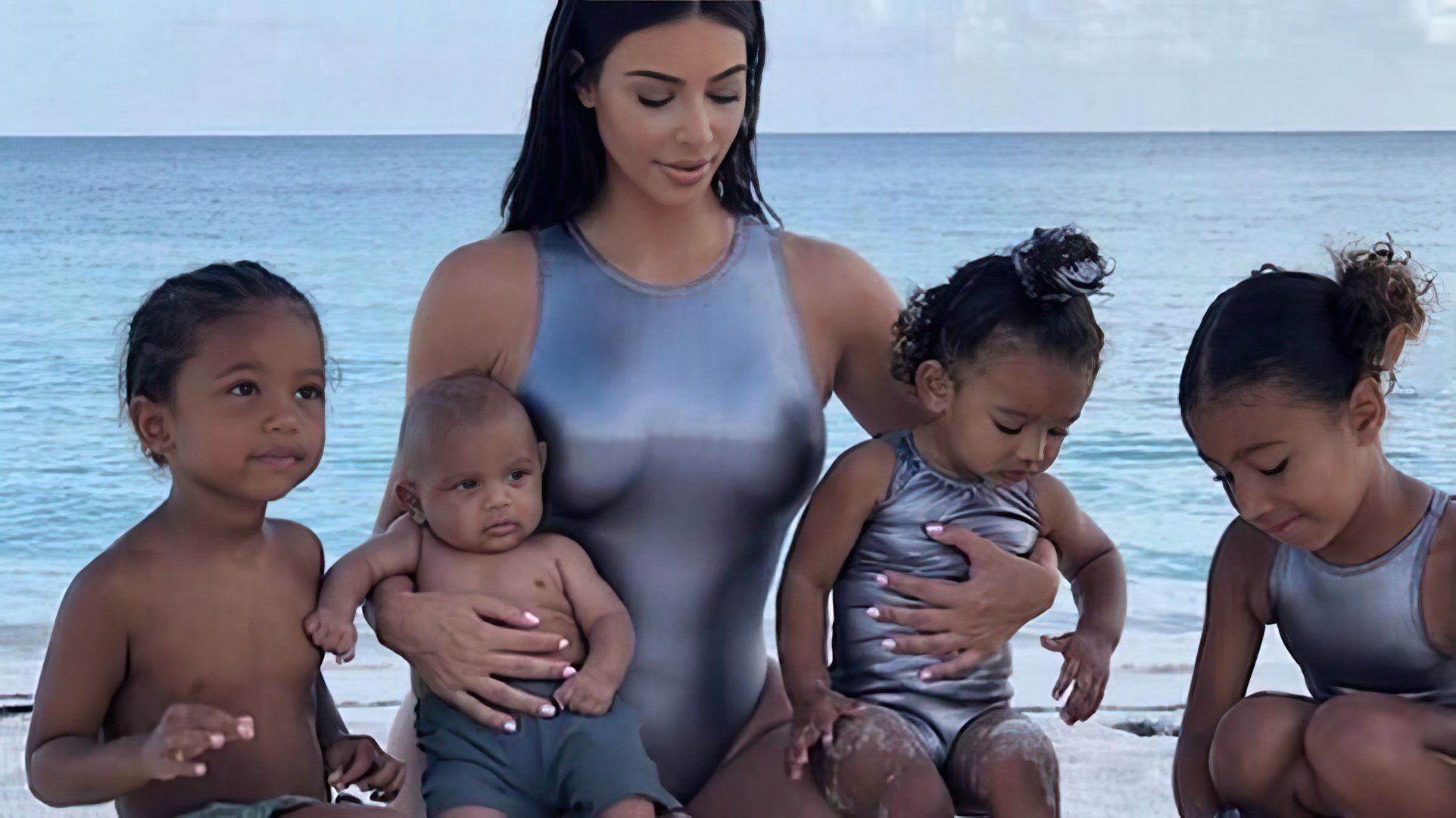 Kim Kardashian and all four of her kids