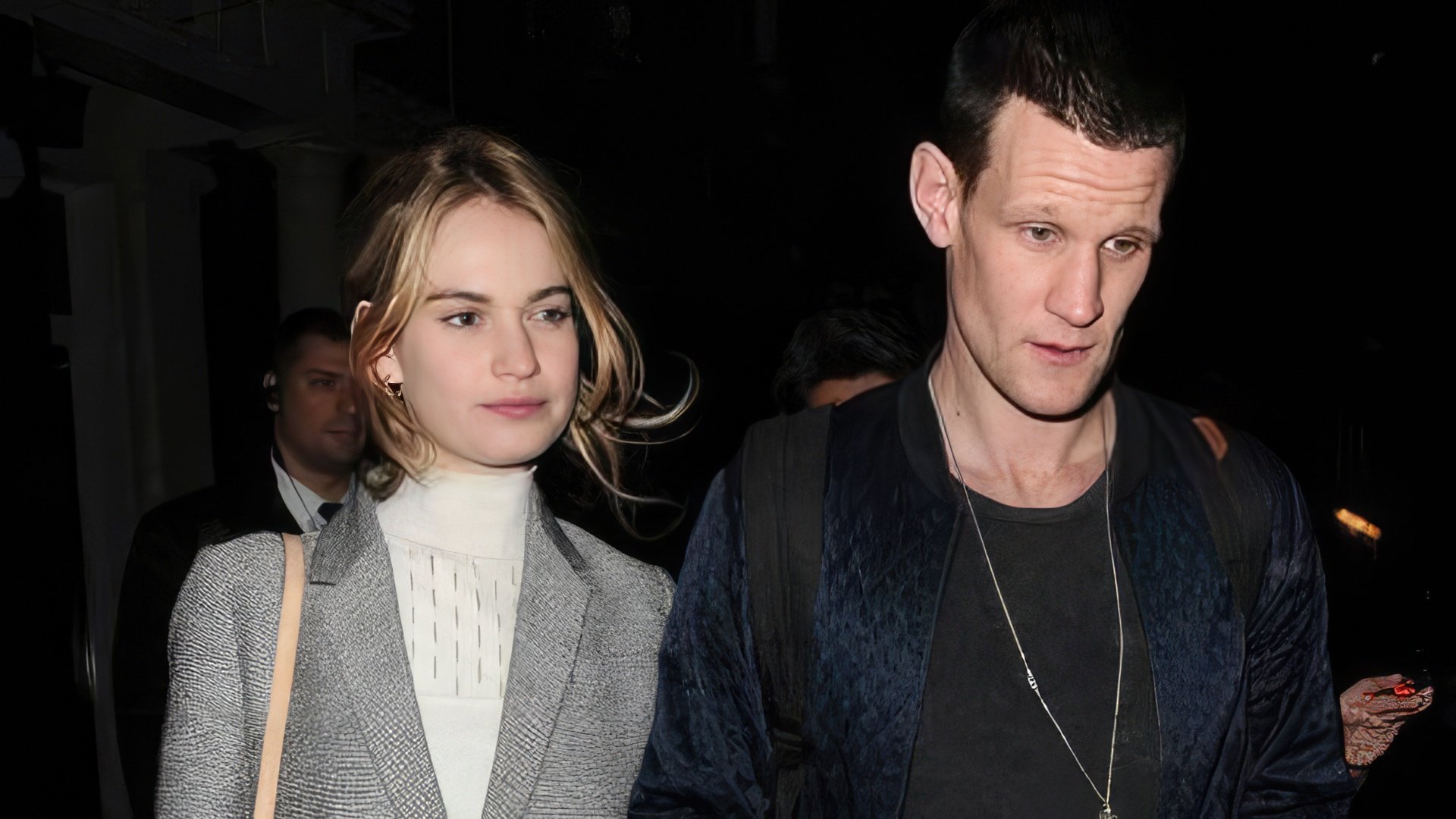 Lily James and Matt Smith