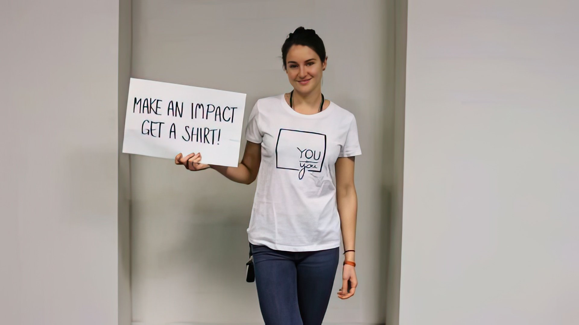 Motivating T-shirts by Shailene Woodley