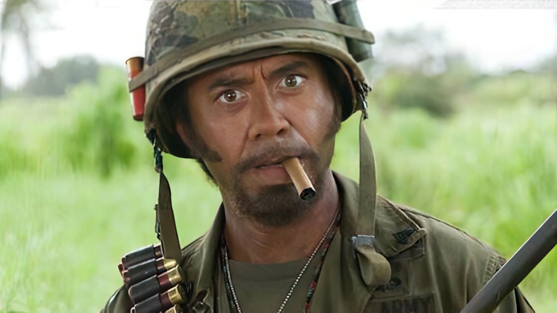 Robert Downey in «Tropic Thunder»