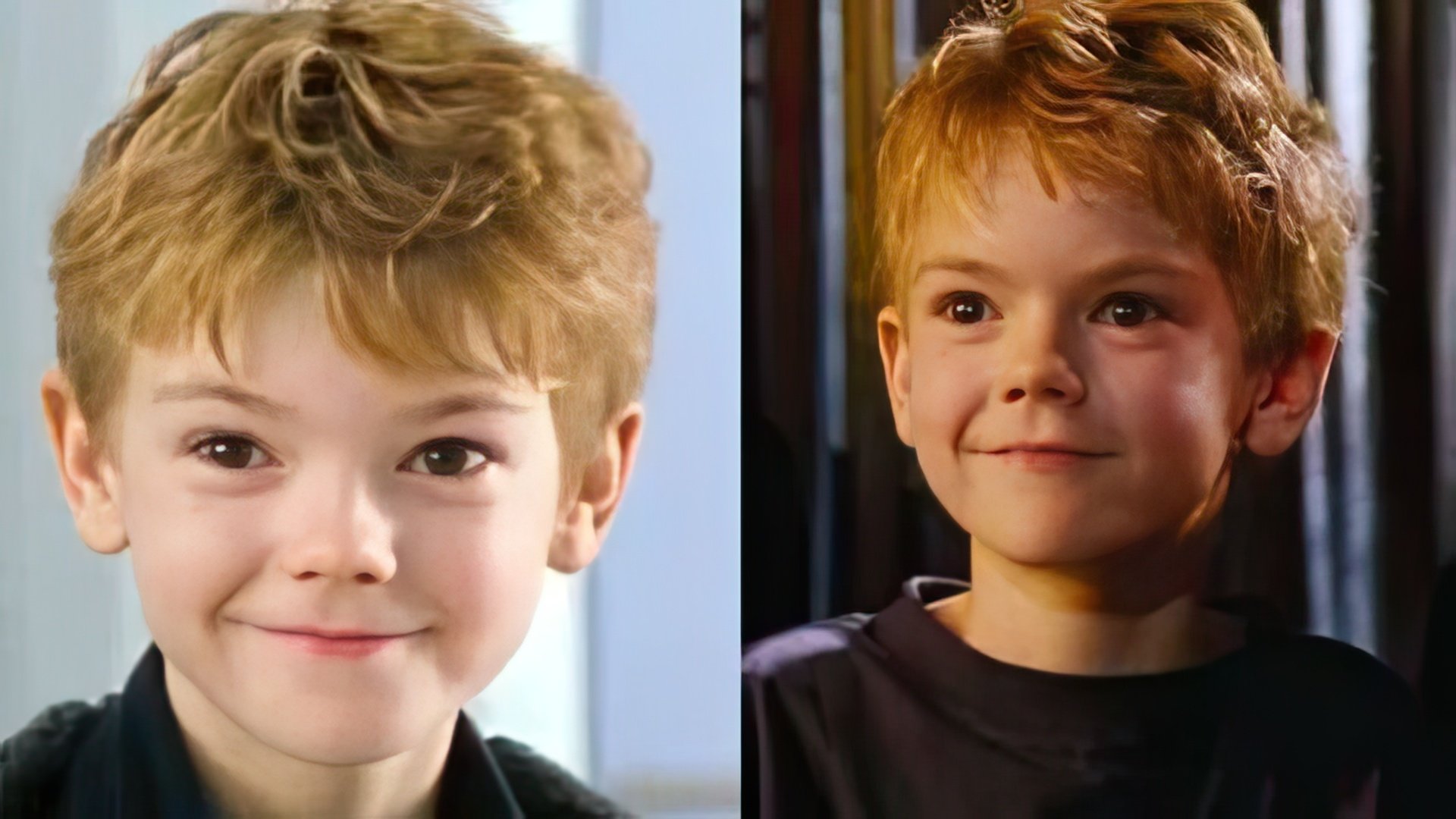 Thomas Sangster’s childhood picture