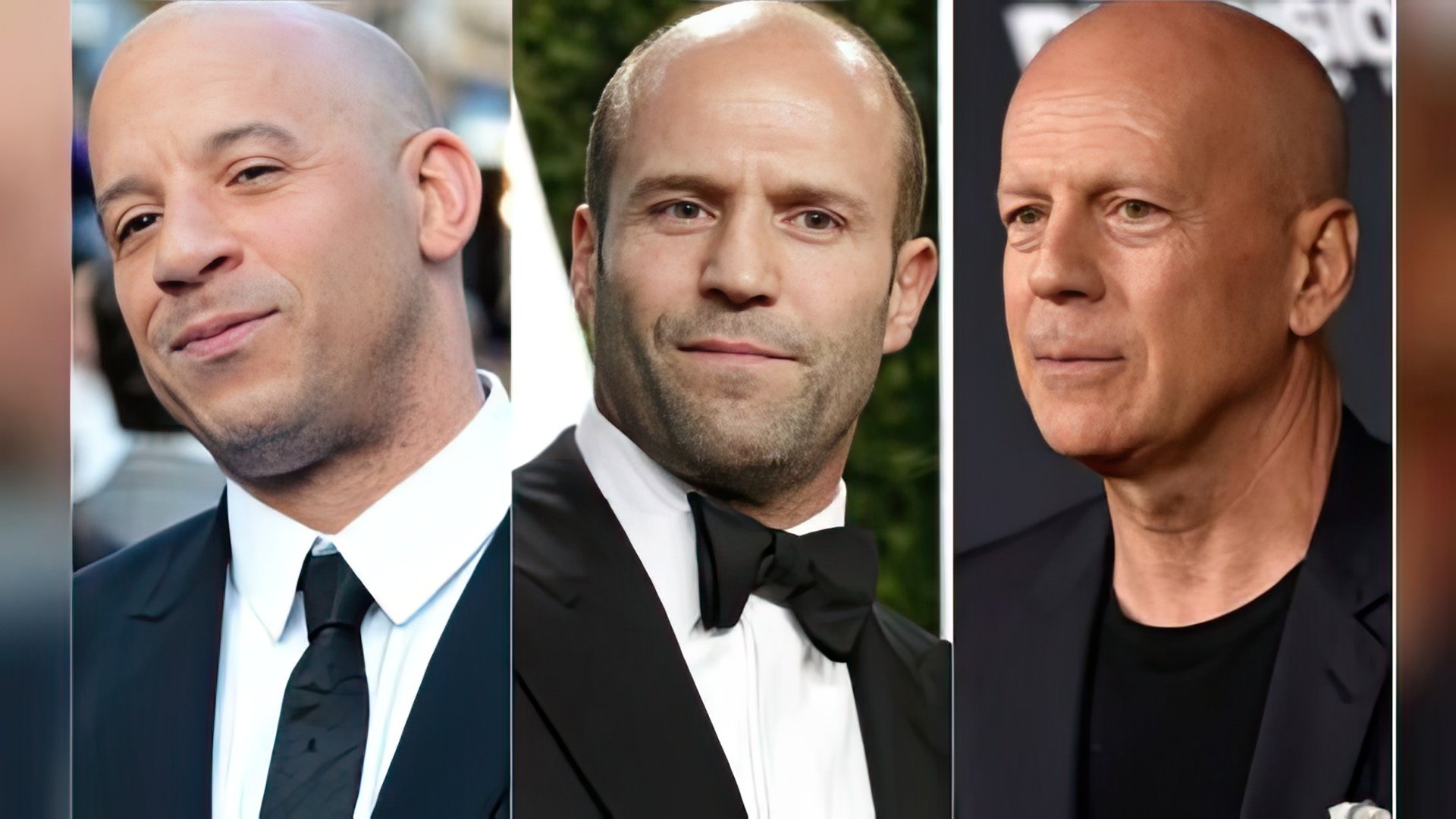 Vin Diesel is often confused with Jason Statham and Bruce Willis