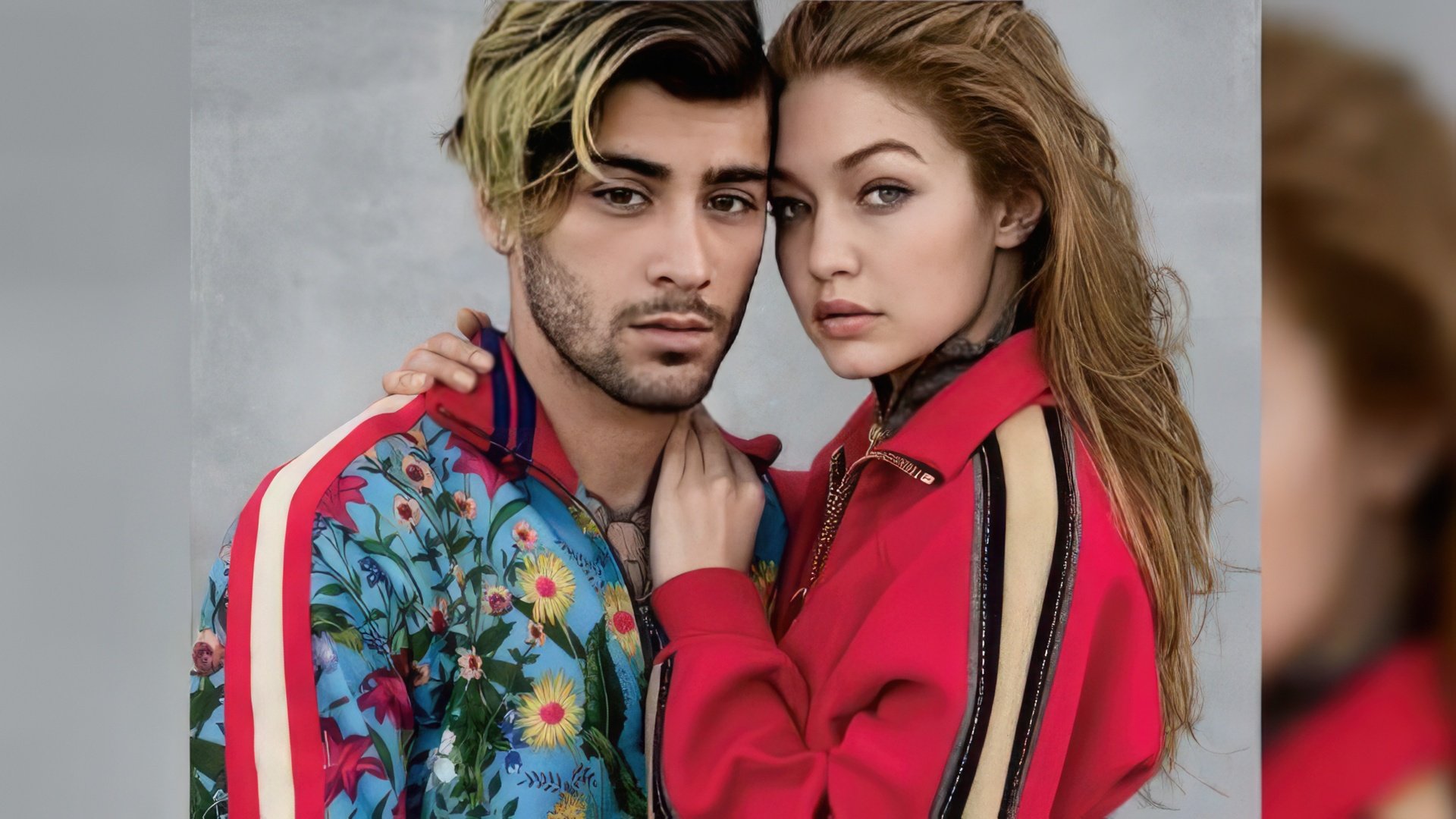 Zayn Malik and his girlfriend on the cover of Vogue (2017)