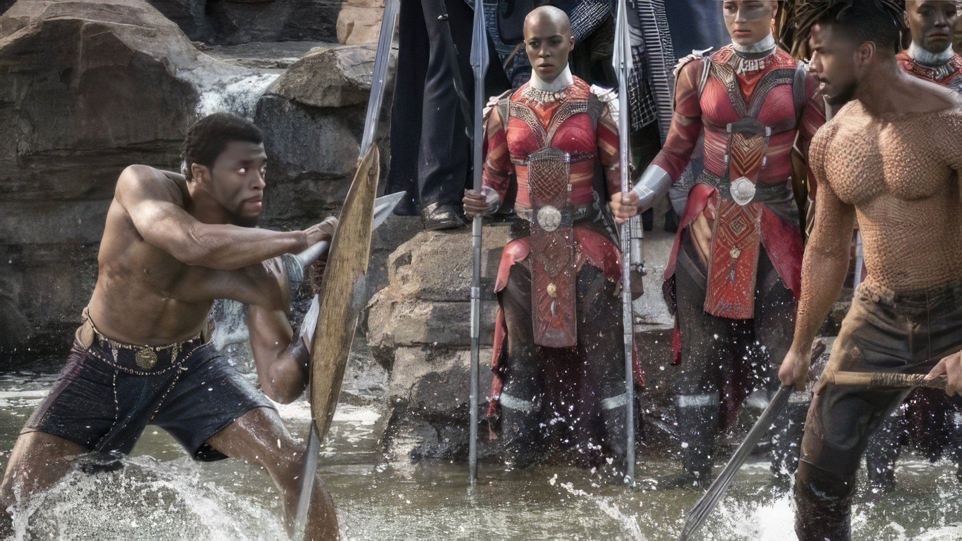 A scene from the movie 'Black Panther'