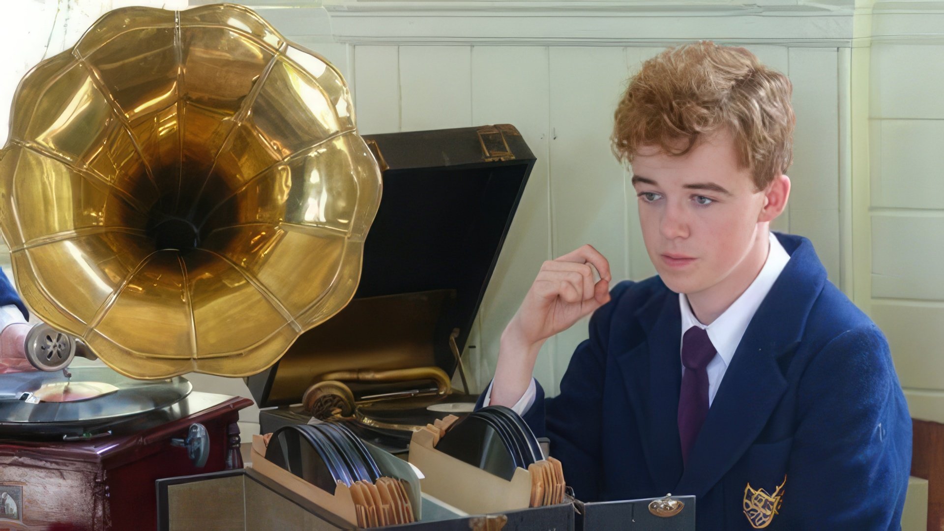 Alex Lawther in the film 'Benjamin Britten: Peace and Conflict'