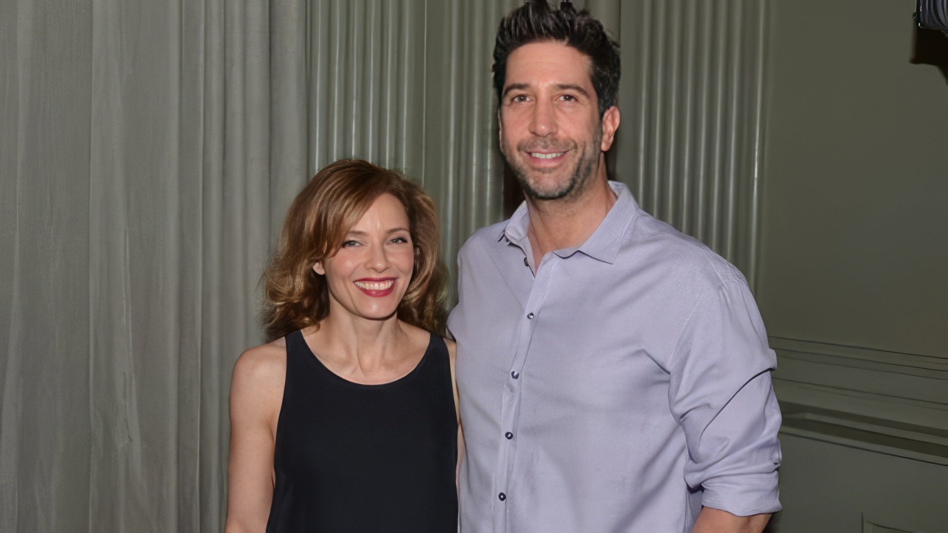 David Schwimmer and Mili Avital