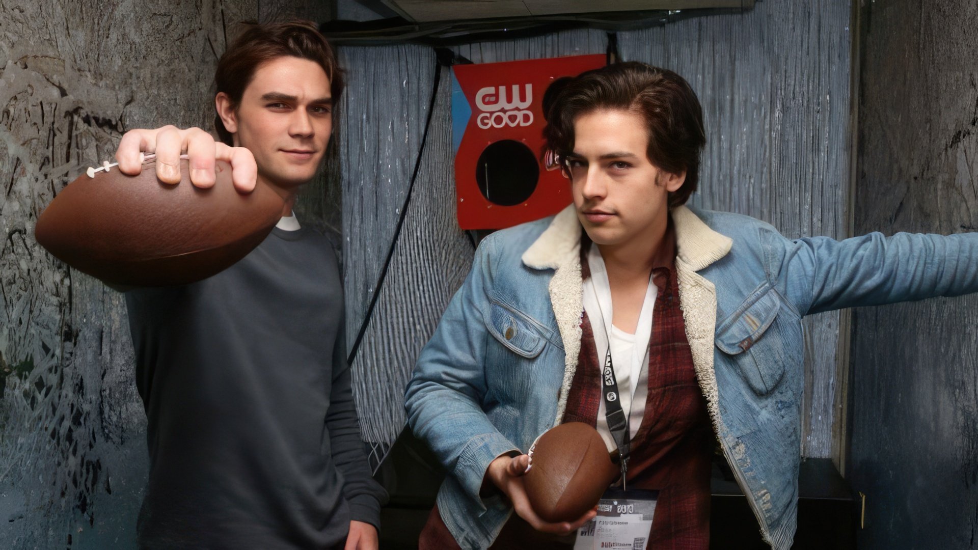 The actors of Riverdale: Cole Sprouse and KJ Apa