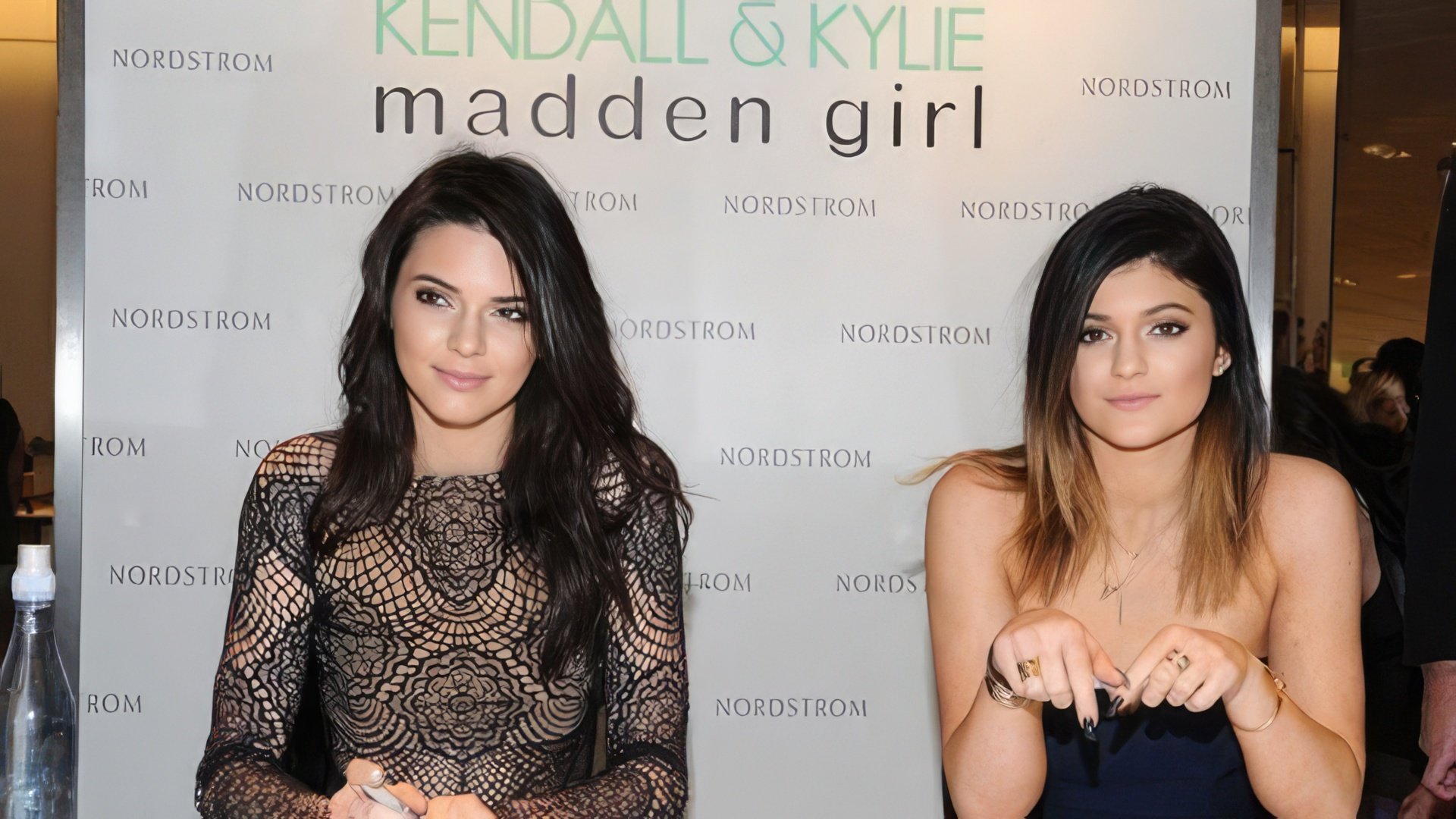 Jenner sisters at the presentation of 'Kendall & Kylie'