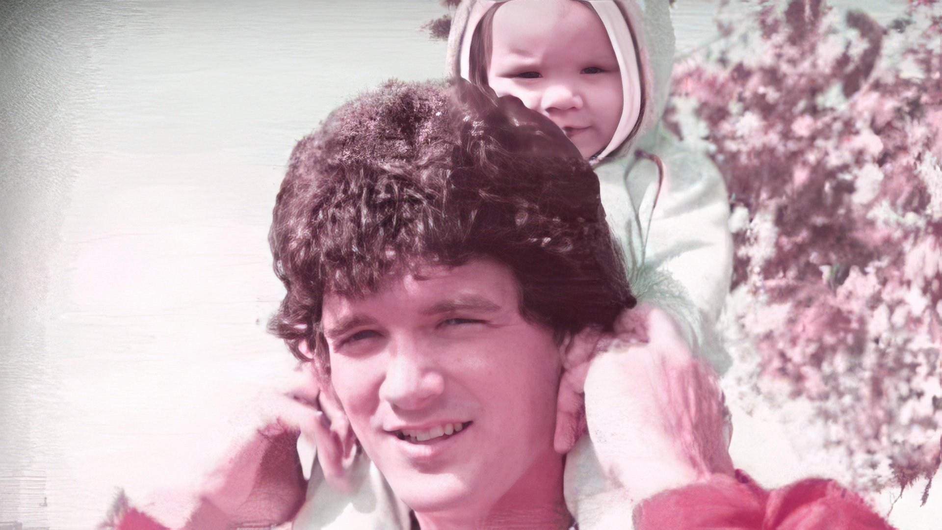 Gina Carano with her father