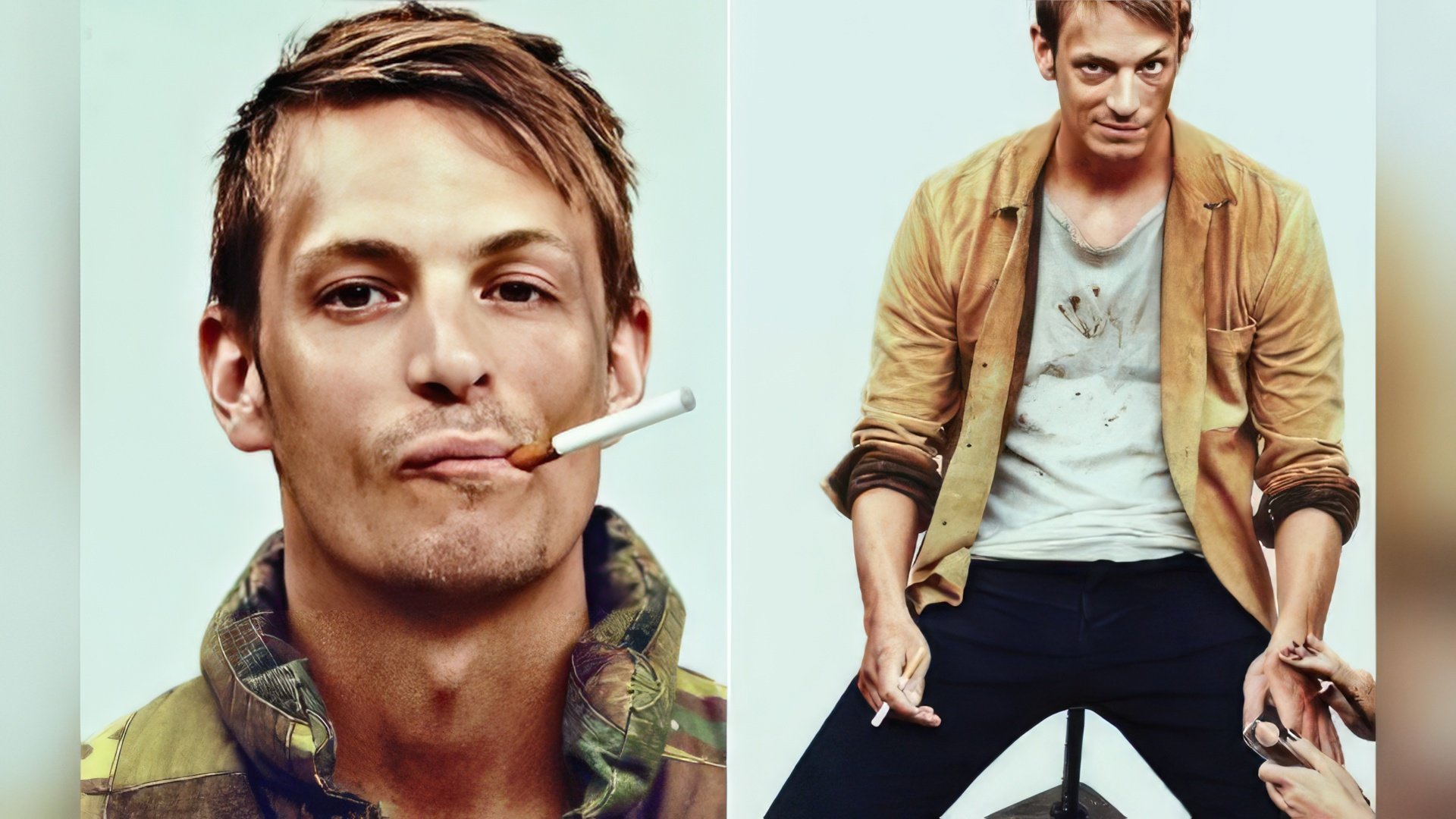 Joel Kinnaman is an avid smoker