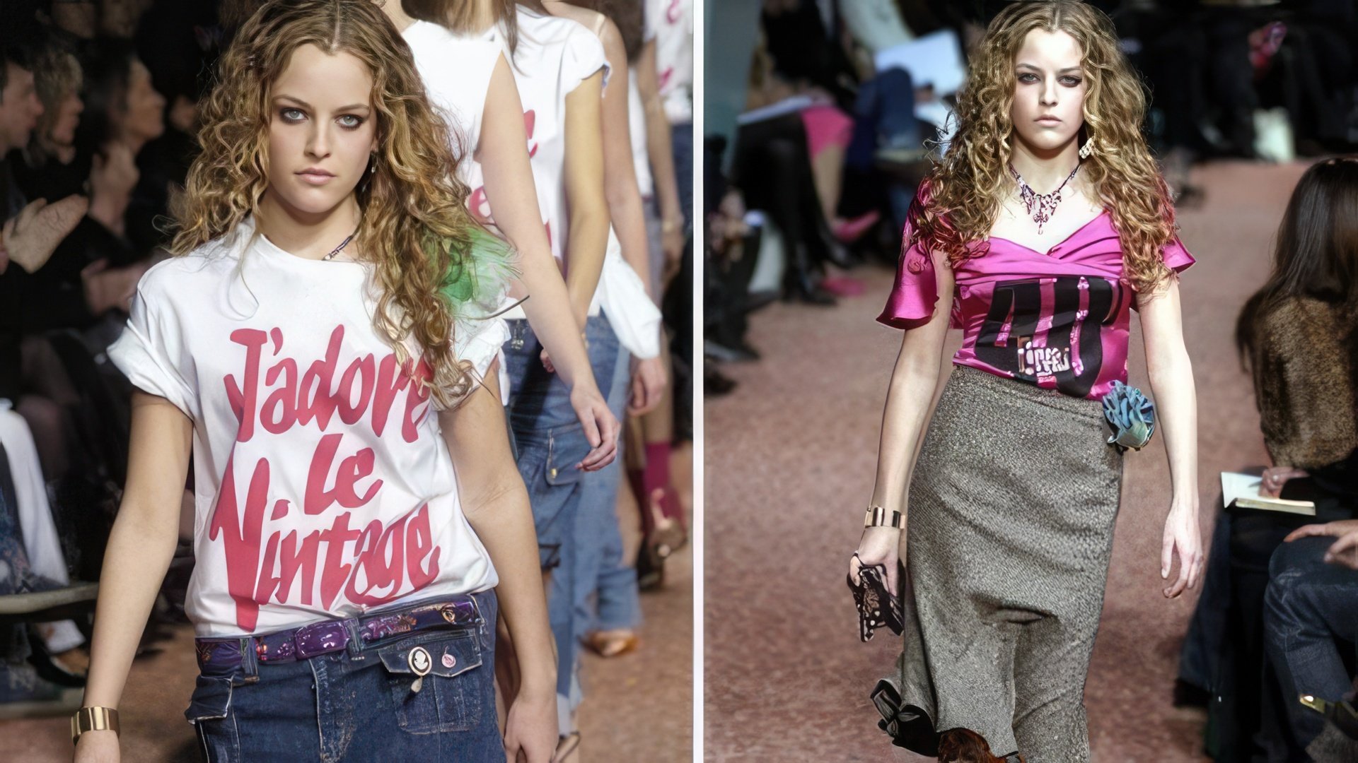 15-year-old Riley Keough on the catwalk since 15 of age