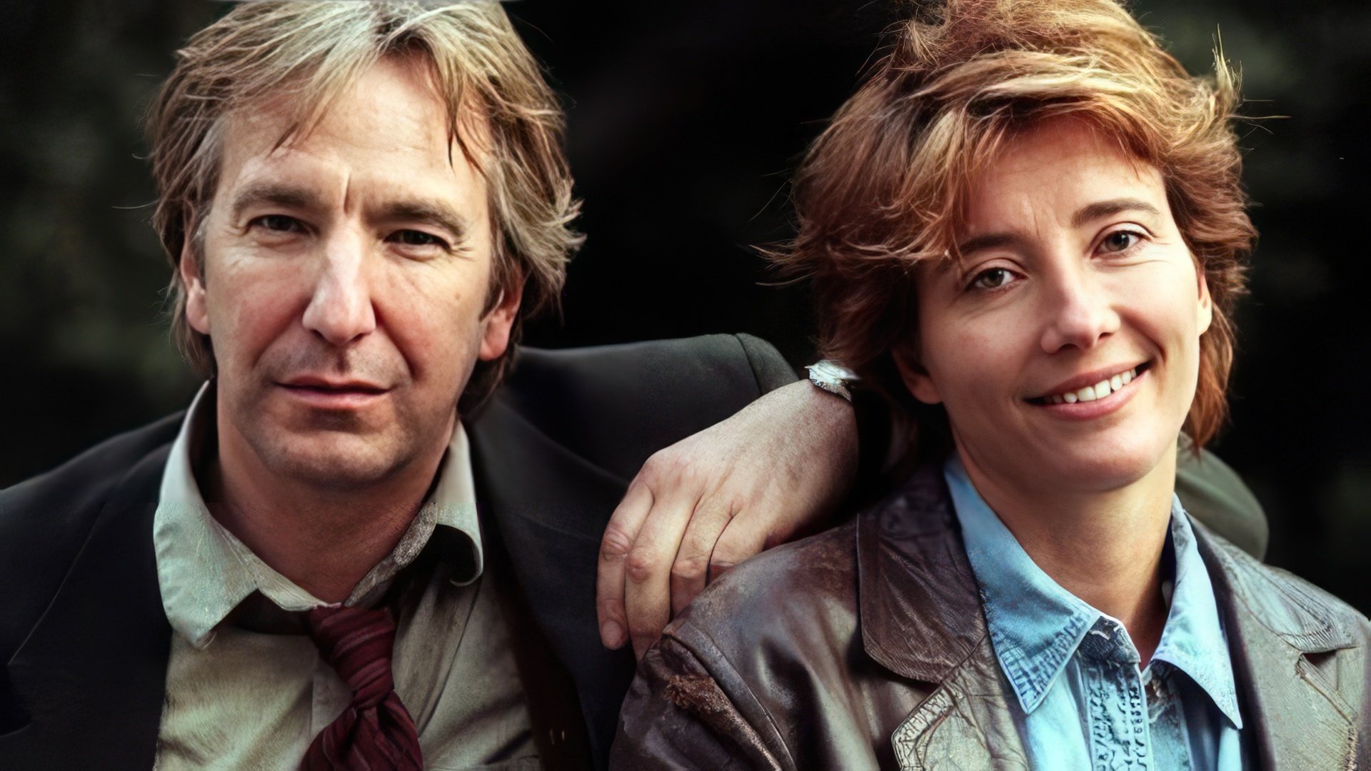 Alan Rickman and Emma Thompson