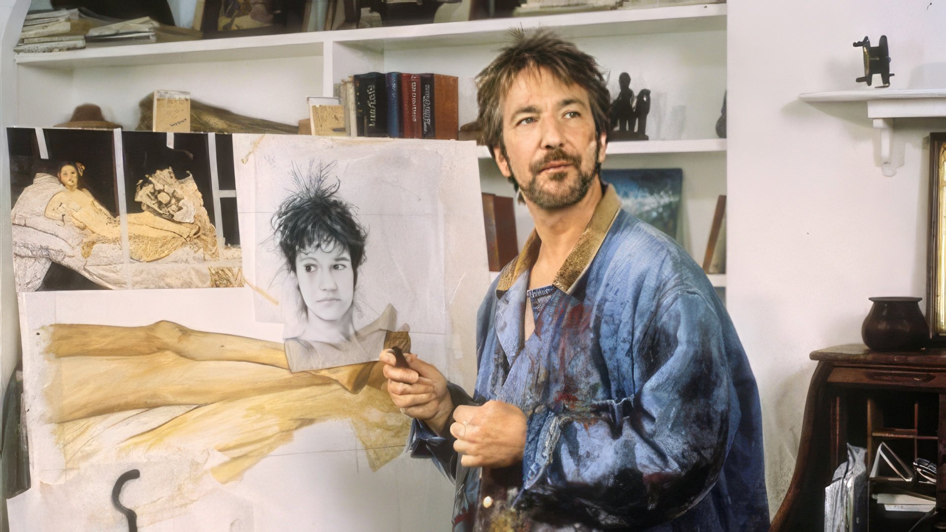 Alan Rickman in January Man