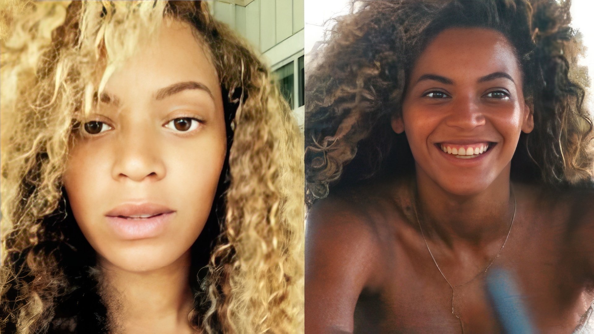Beyoncé without makeup