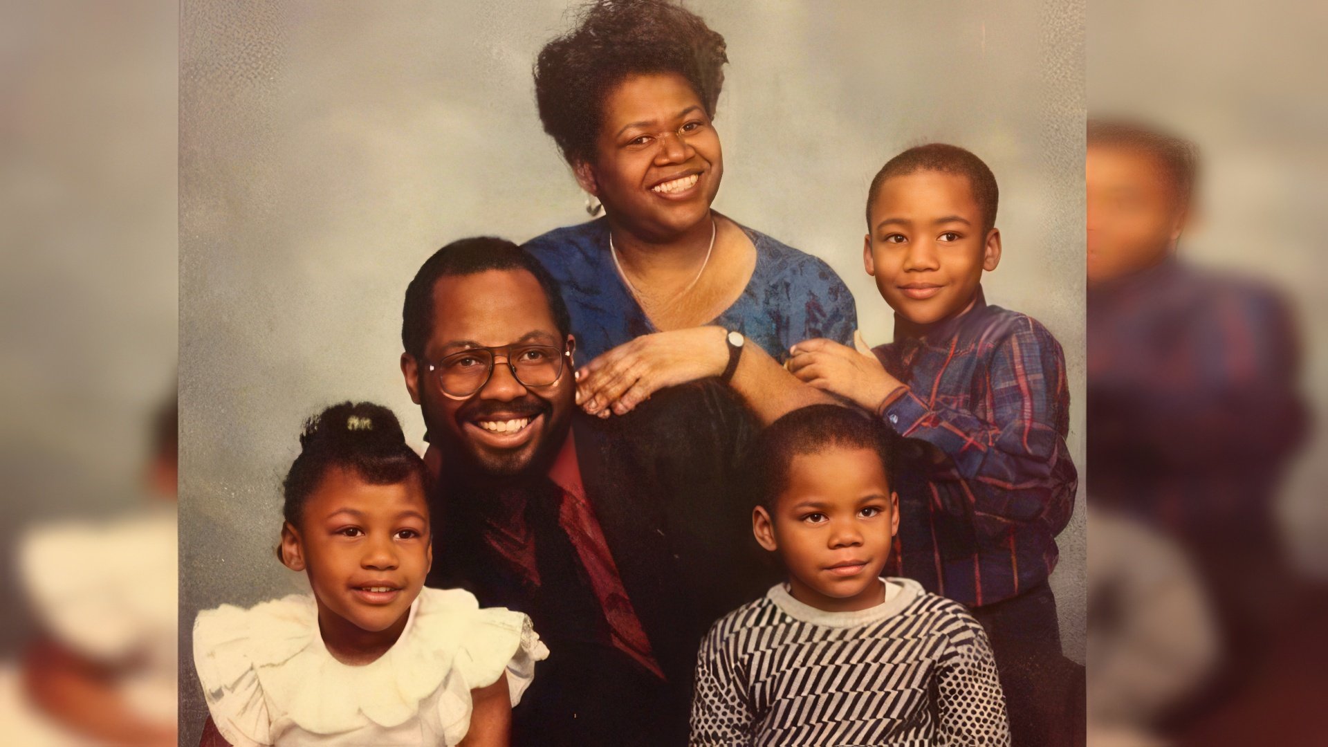 Donald Glover as a child with his family
