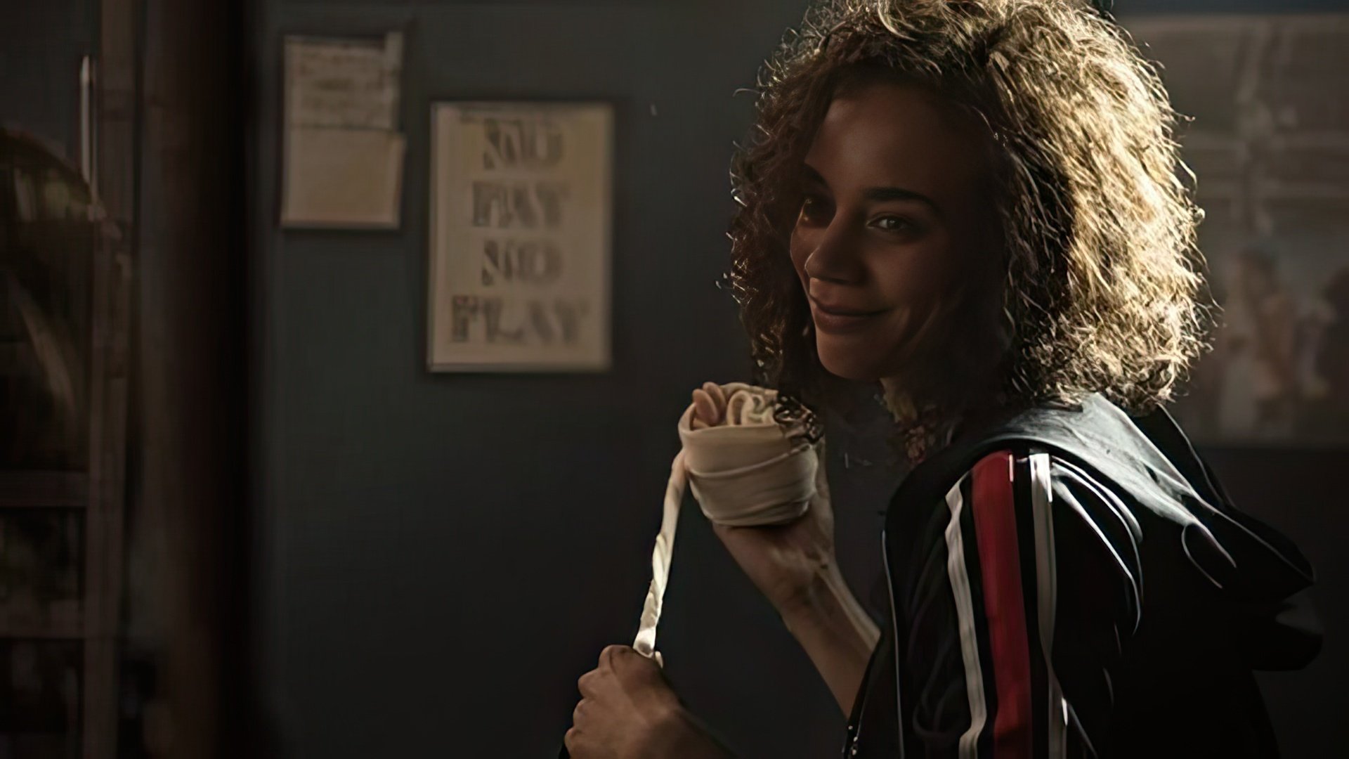 Hannah John-Kamen in Tomb Raider