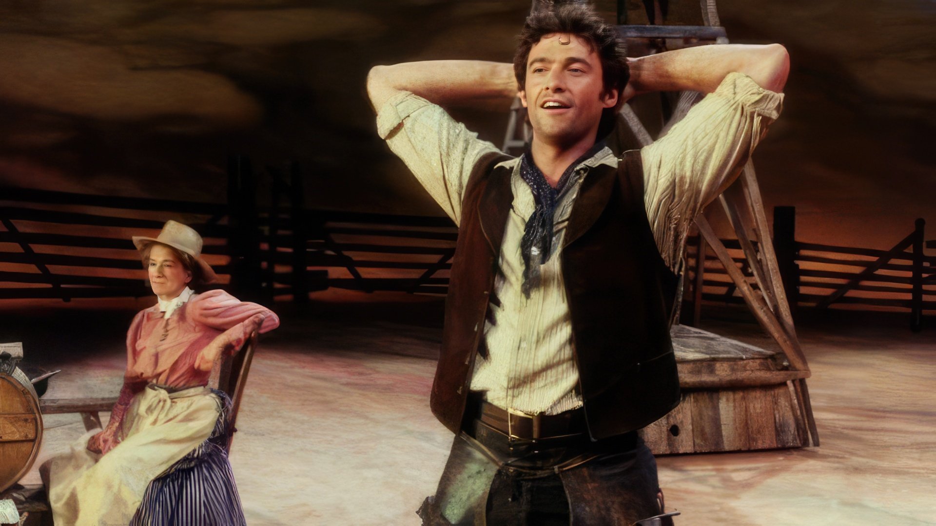 Hugh Jackman in the “Oklahoma!” musical