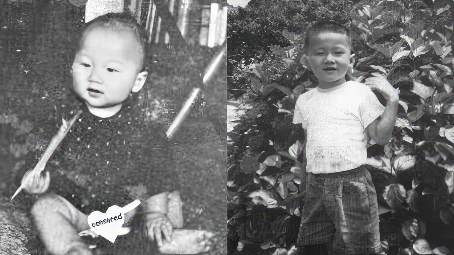 Jackie Chan as a kid