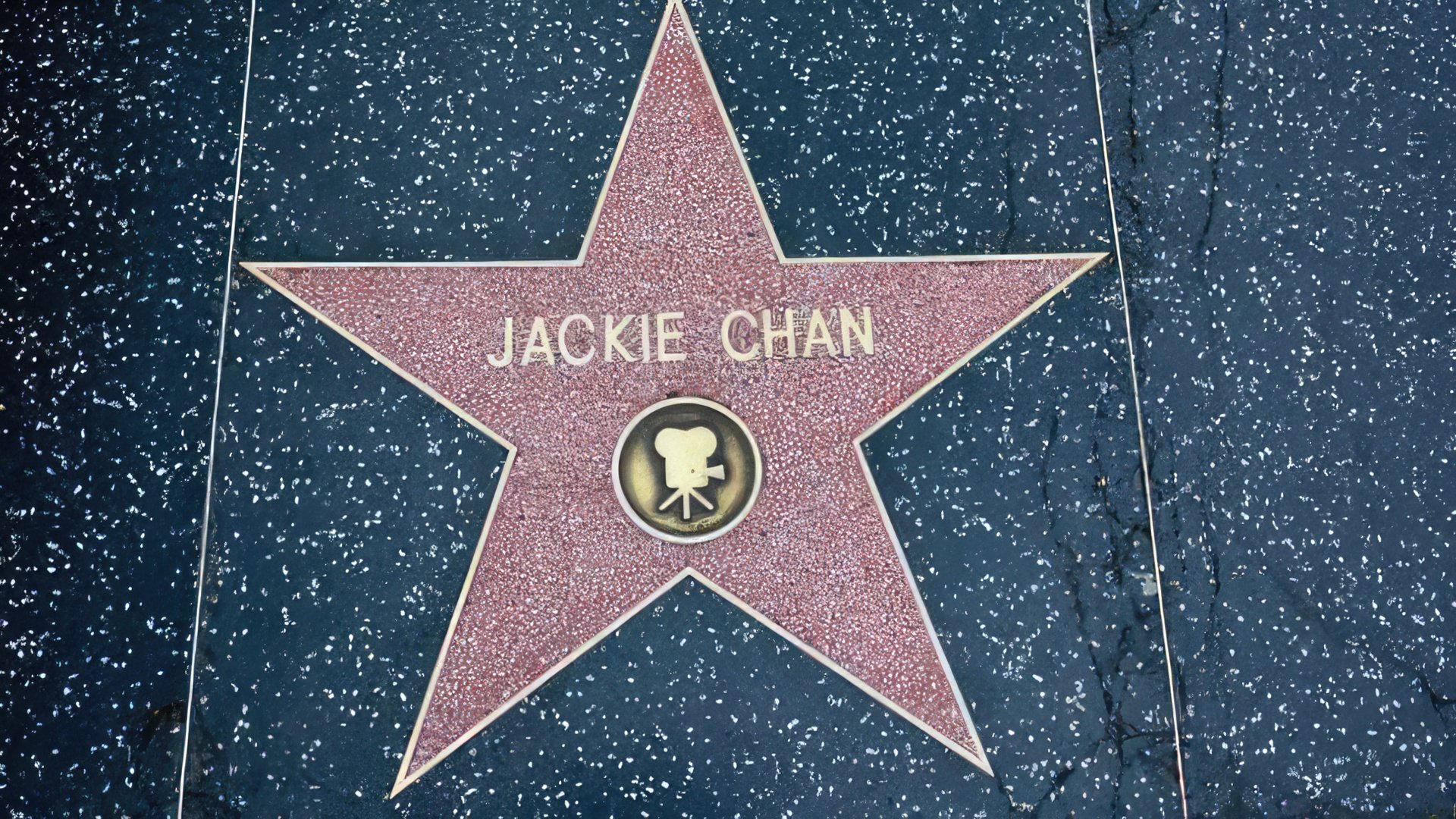 Jackie Chan’s star in the Hollywood Walk of Fame