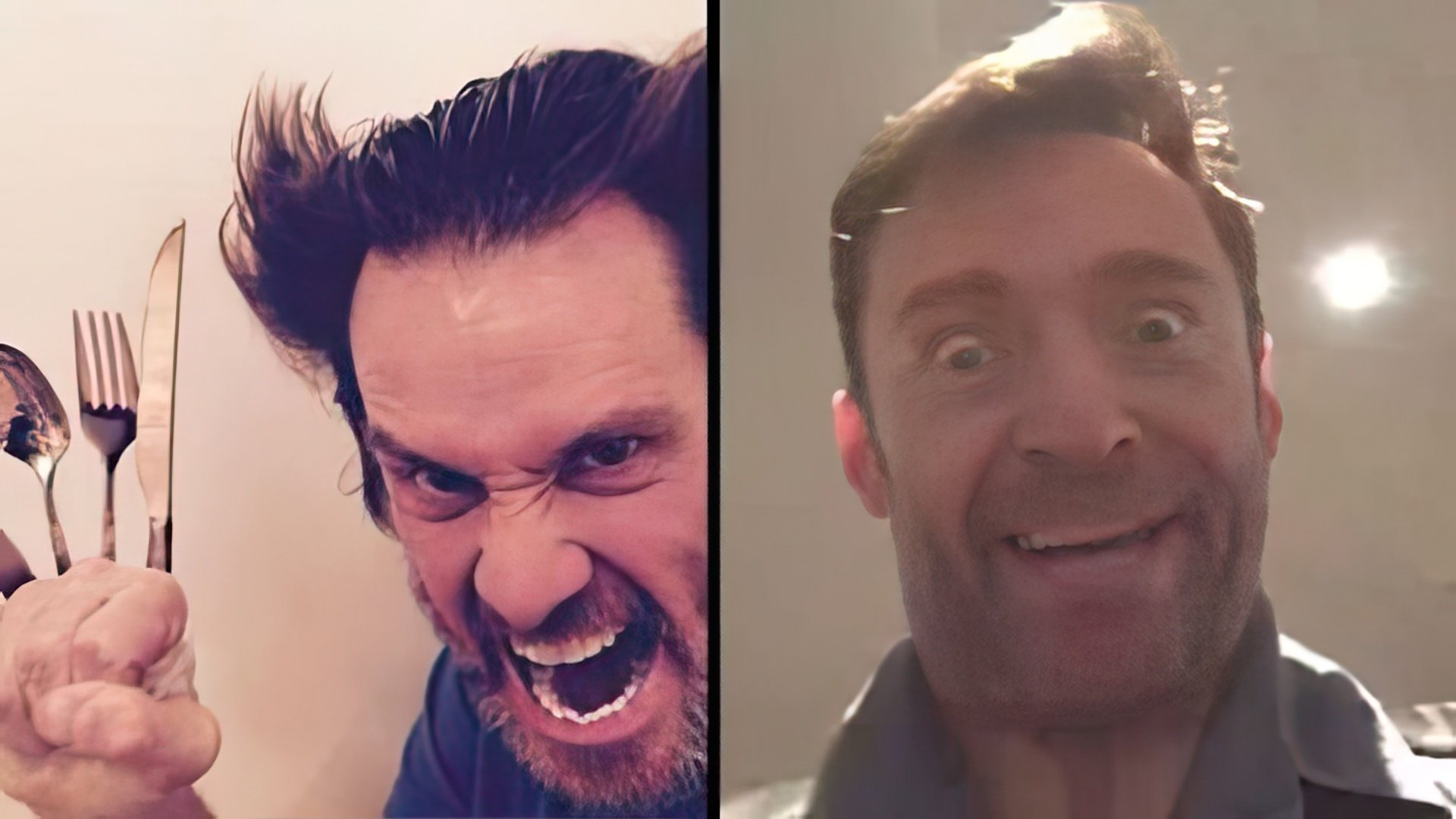 Jim Carrey and Hugh Jackman make fun of each other