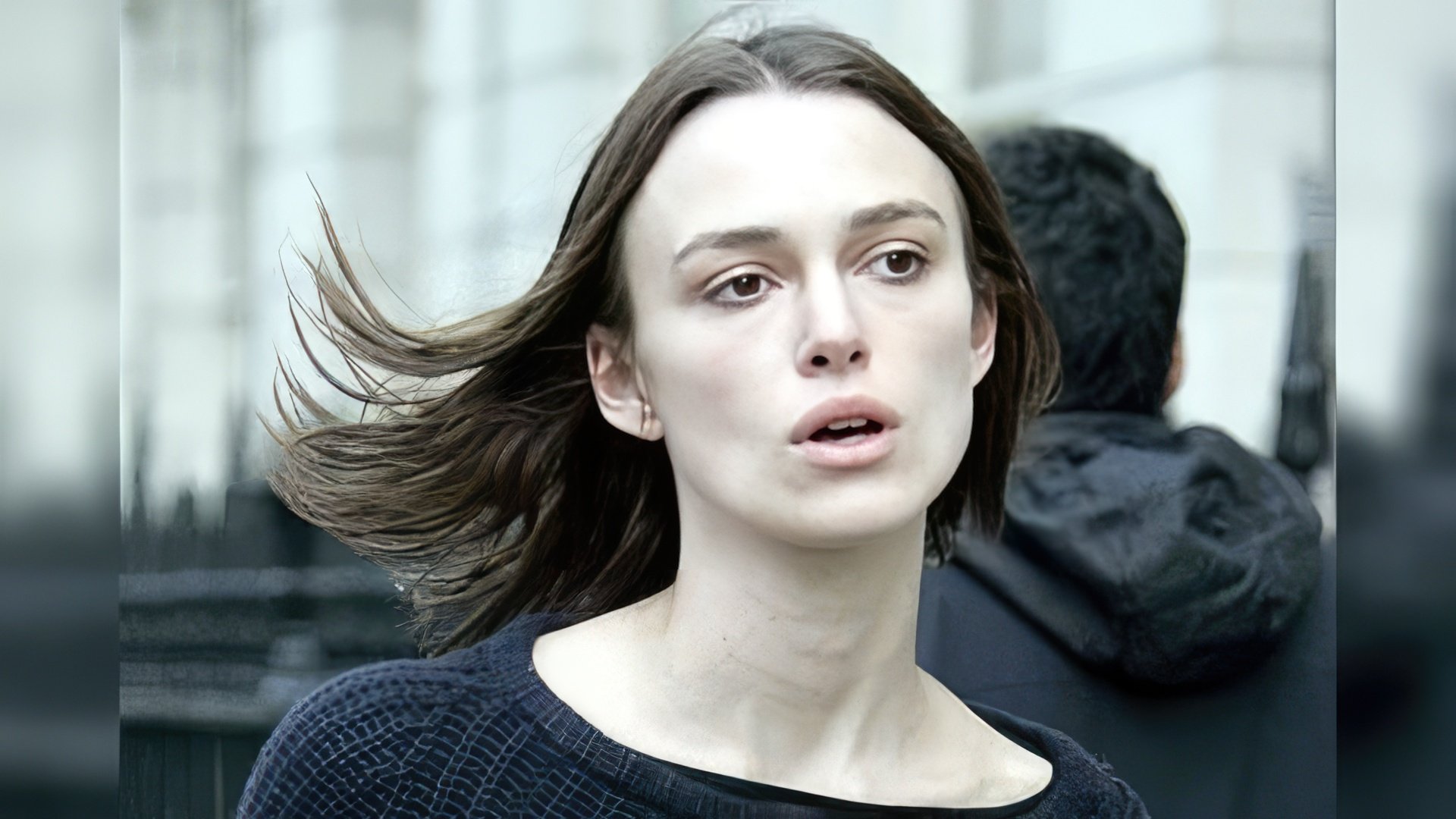 Keira Knightley makeup-free