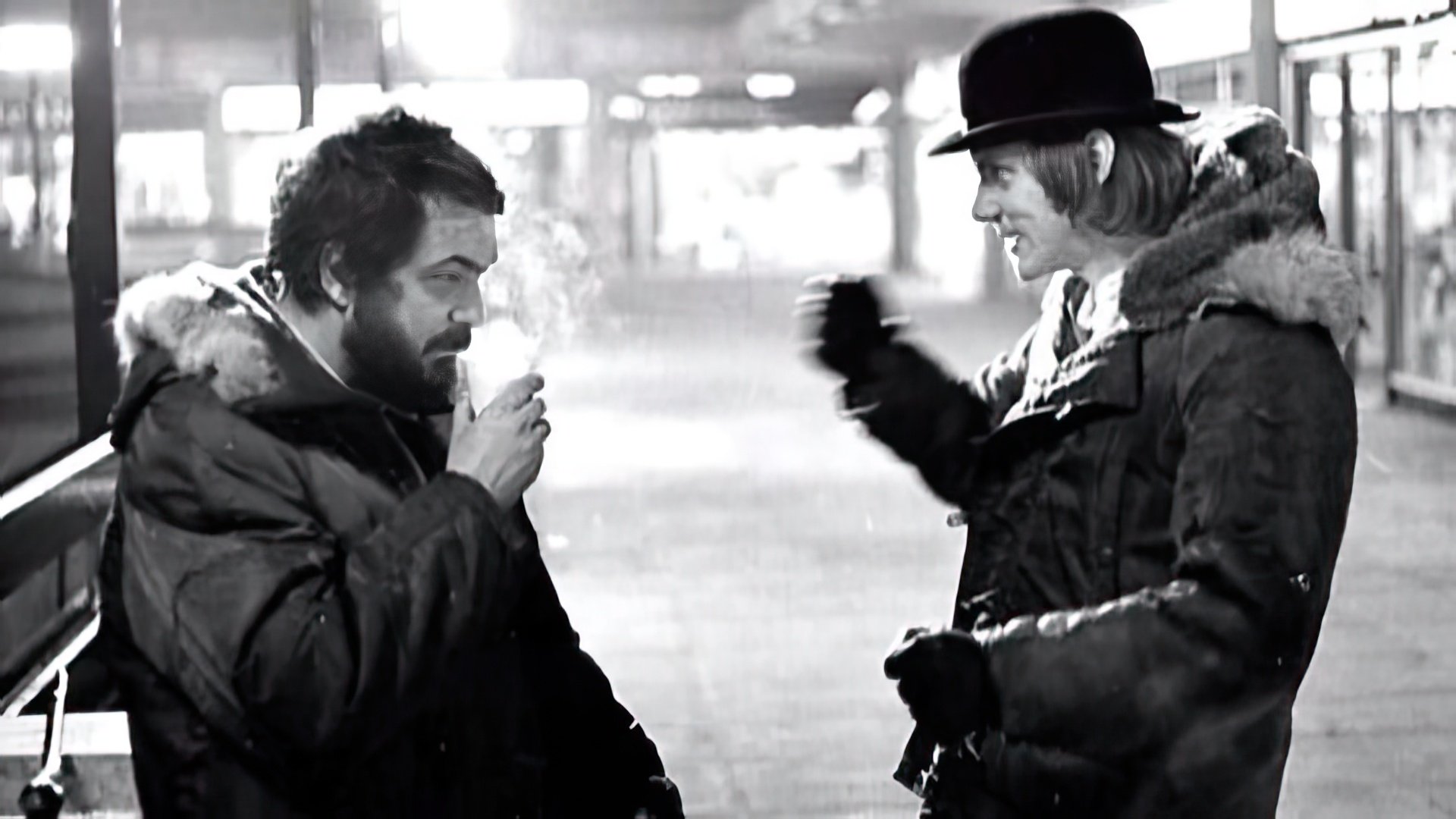 Malcolm McDowell and Stanley Kubrick