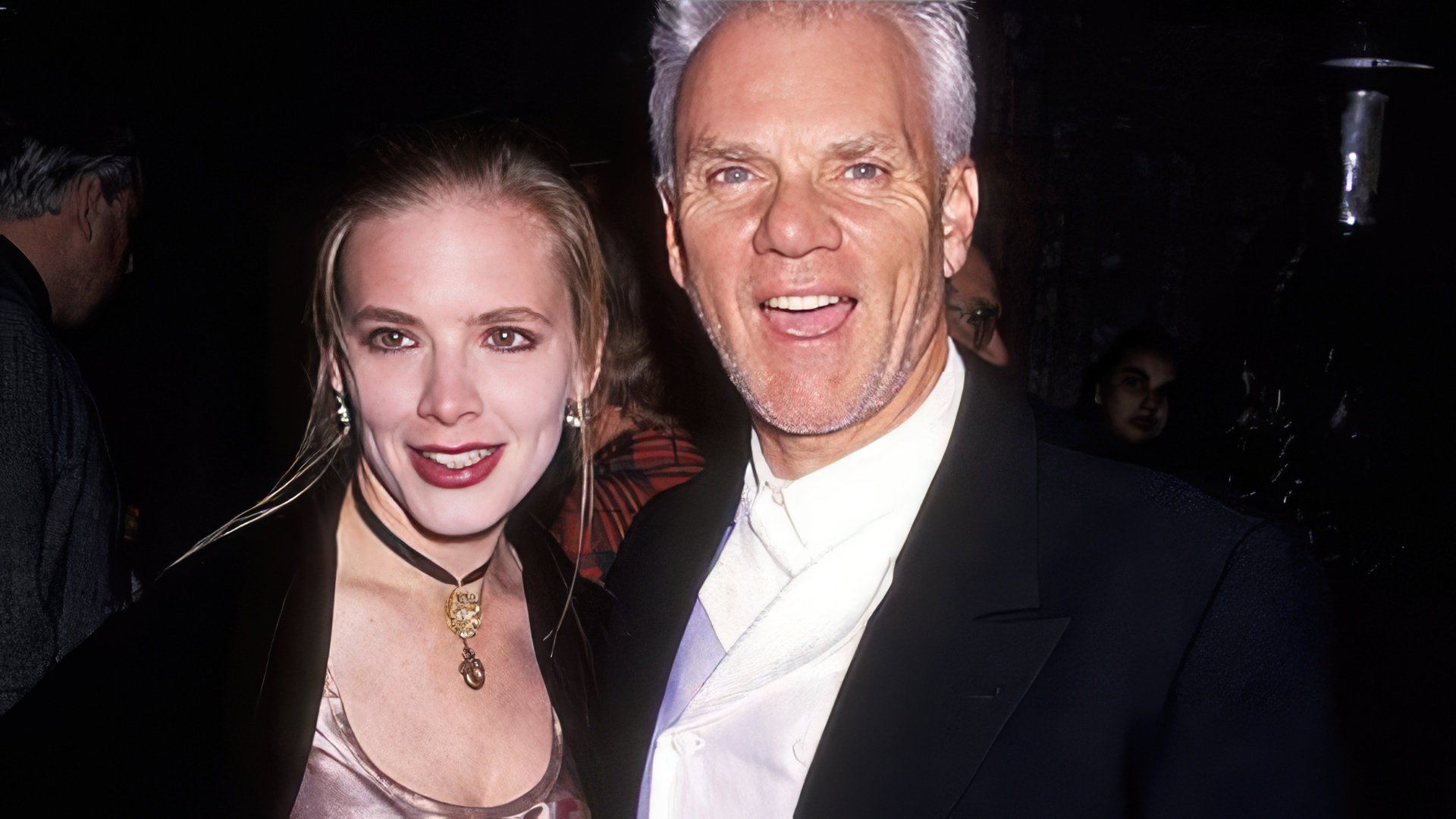 Malcolm McDowell with his wife Kelley Kur