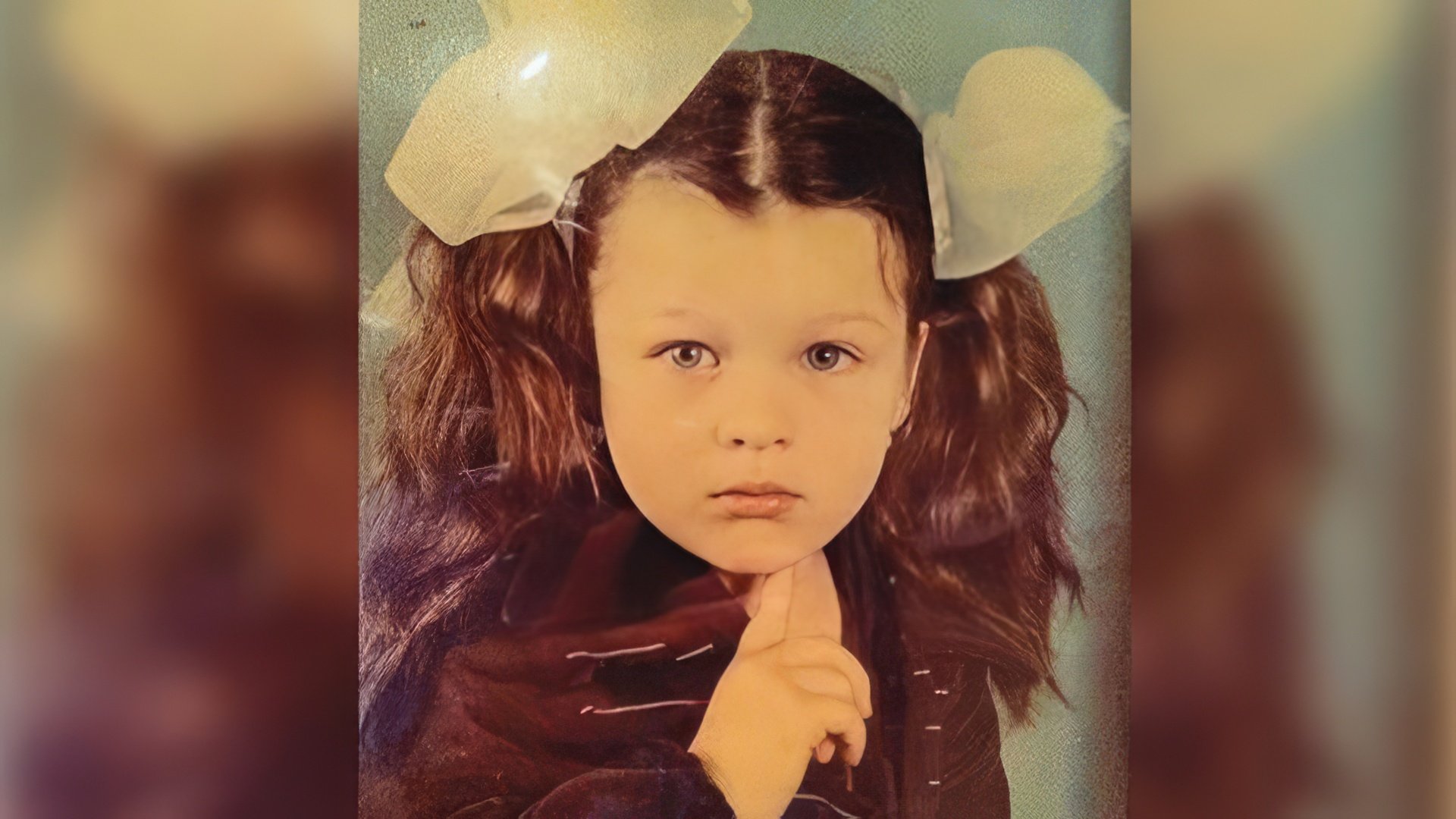 Milla Jovovich as a Child