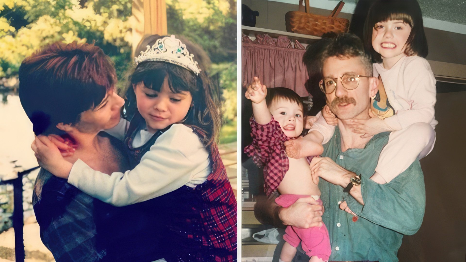 Natalia Dyer’s photos as a child, with her parents