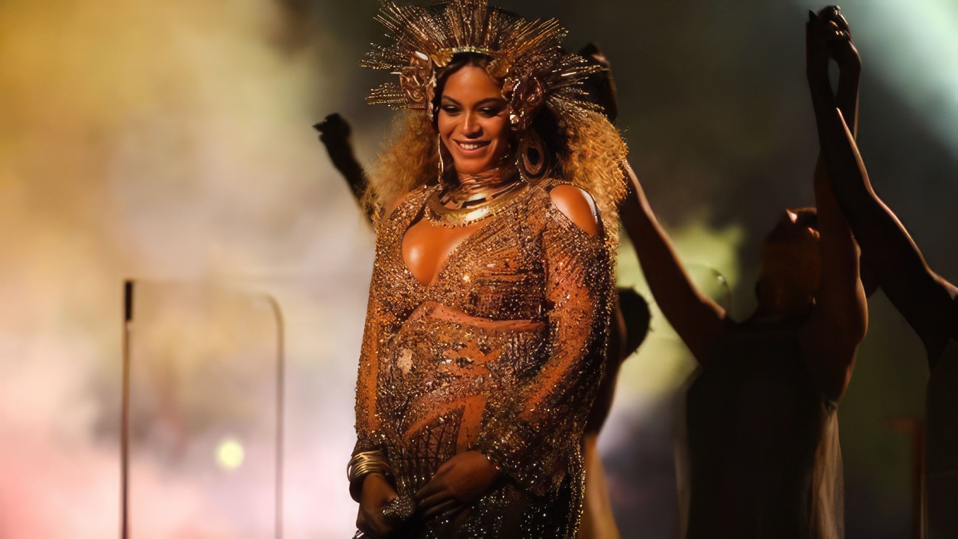 Pregnant Beyoncé at the Grammy-2017