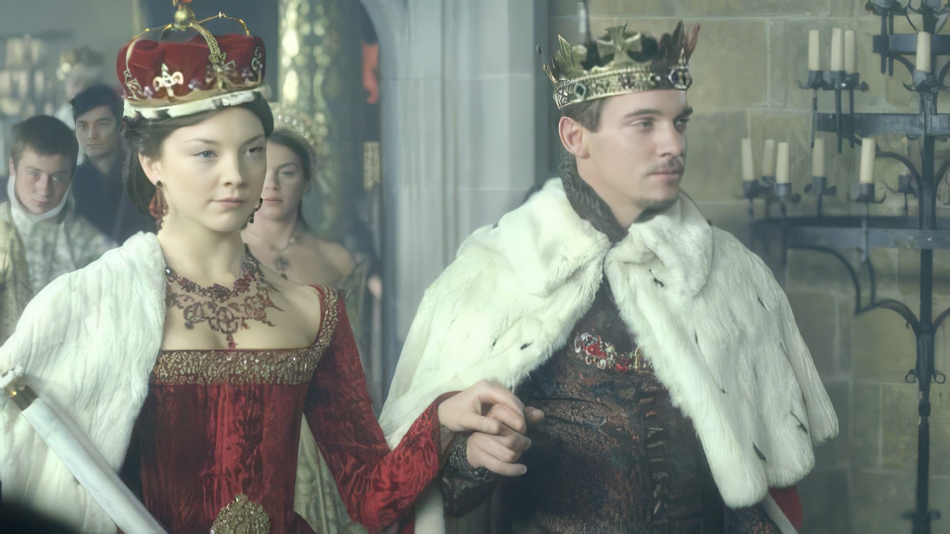 The royal wedding: Dormer and Meyers in The Tudors