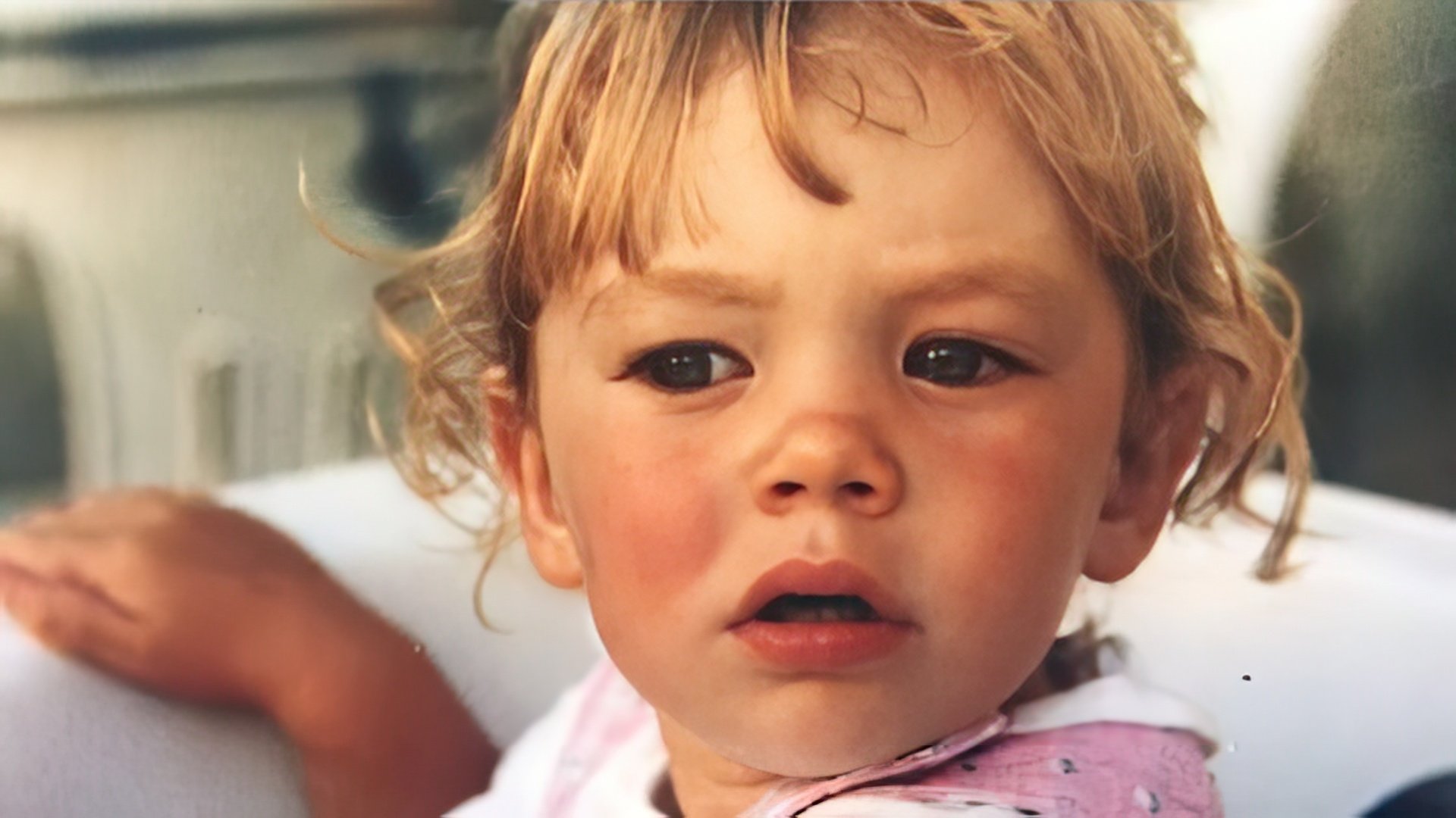 Vanessa Kirby as a child