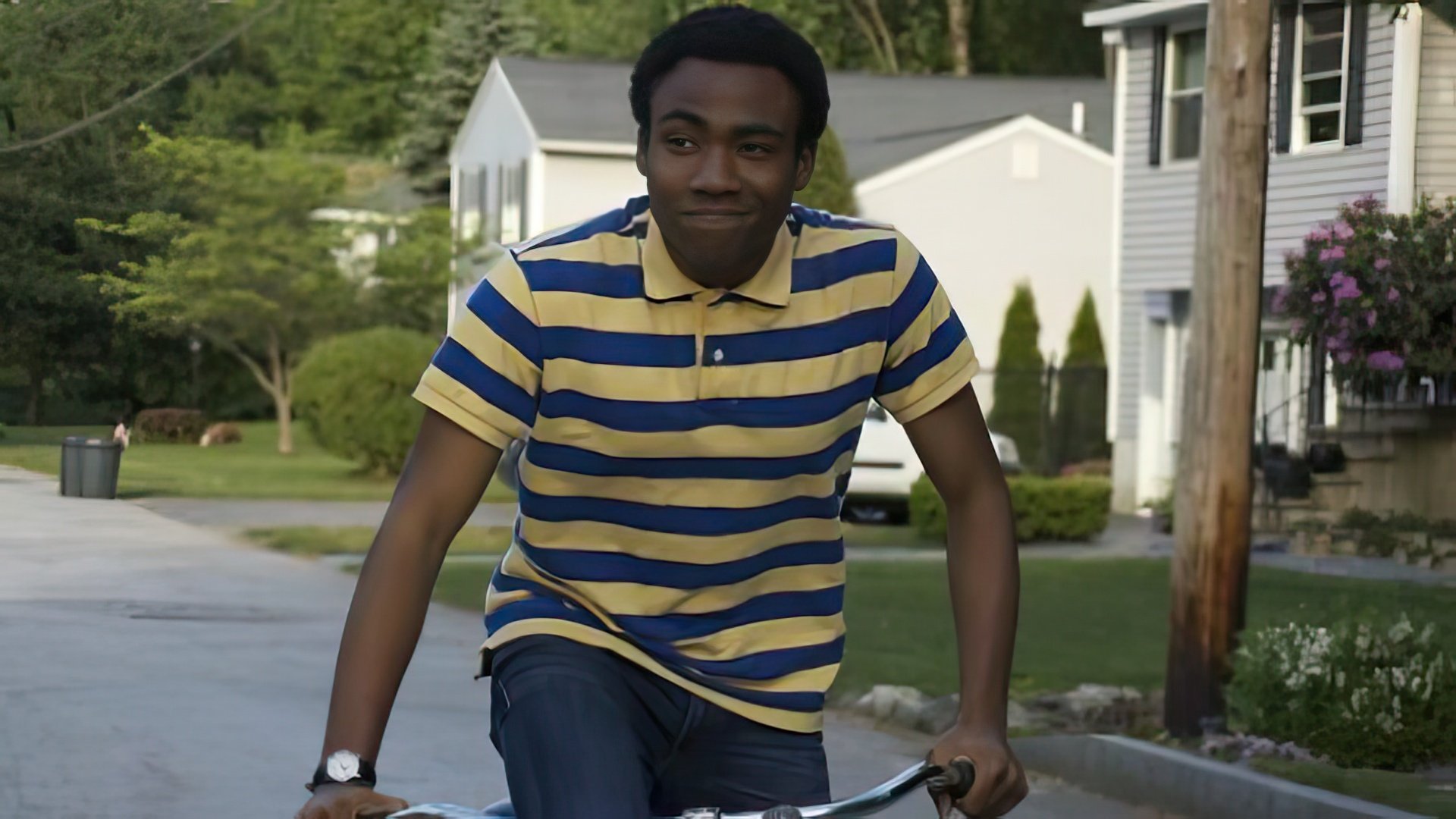 Young Donald Glover in the movie «Mystery Team»