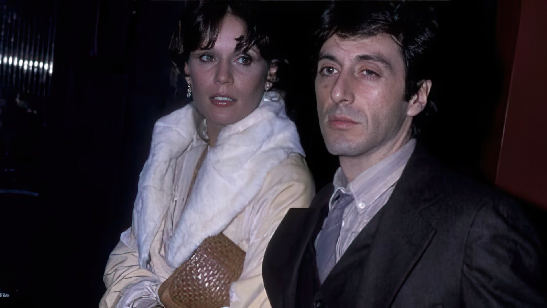 Al Pacino and Marthe Keller