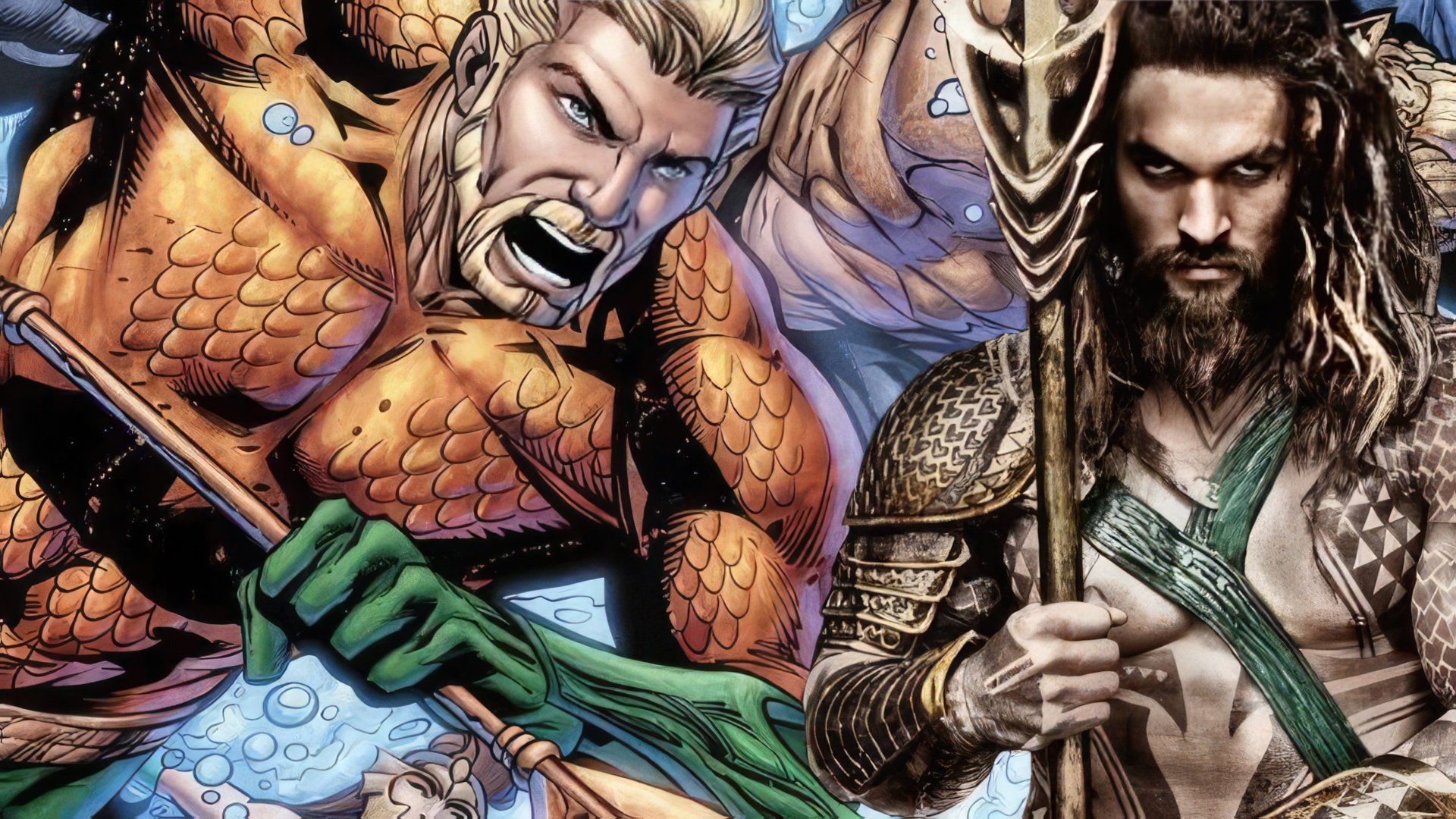 Aquaman in the movie and comics