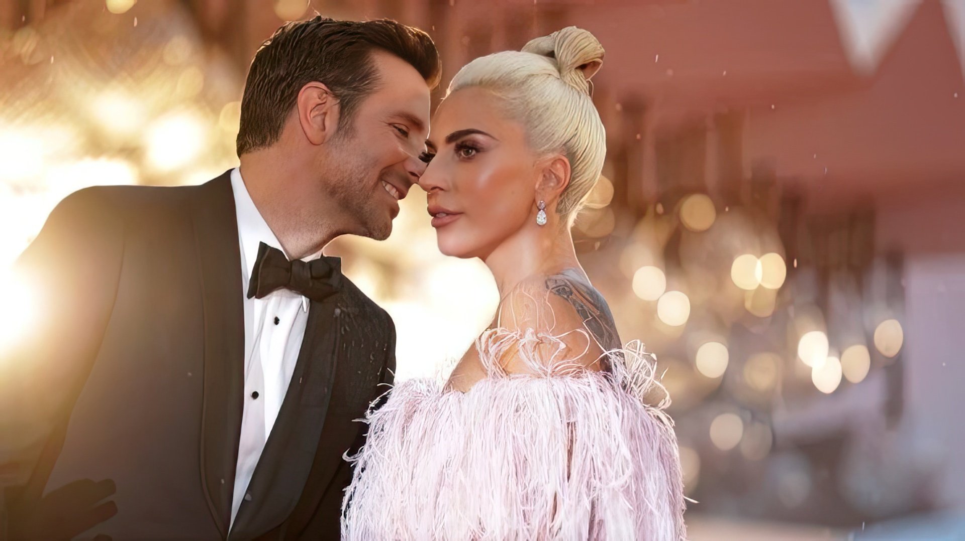 Bradley Cooper and Lady Gaga 