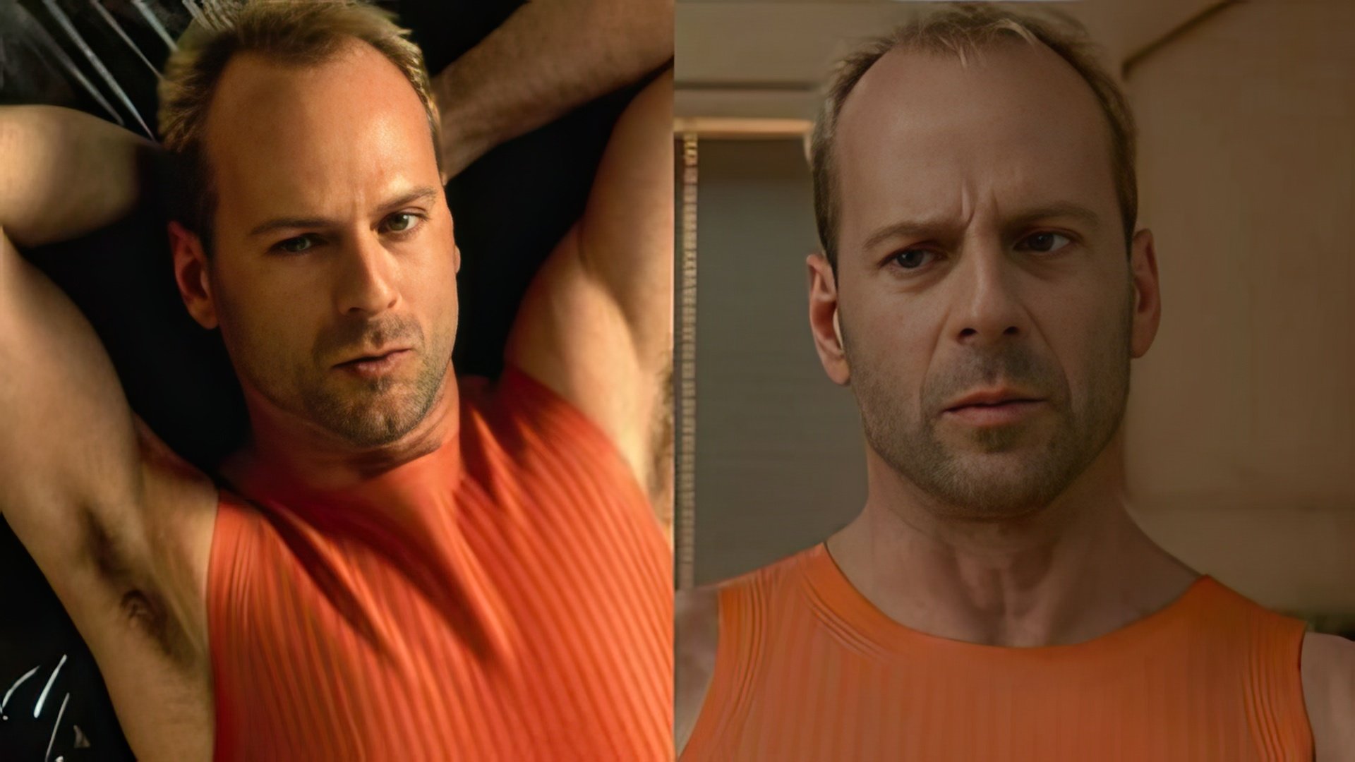 Bruce Willis charmed the pants off «The Fifth Element» audience. His orange suit redoubled it.