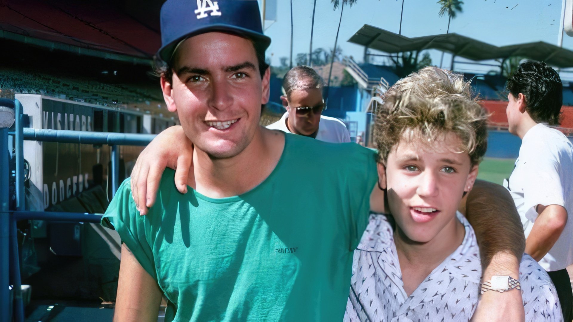 Charlie Sheen and Corey Haim