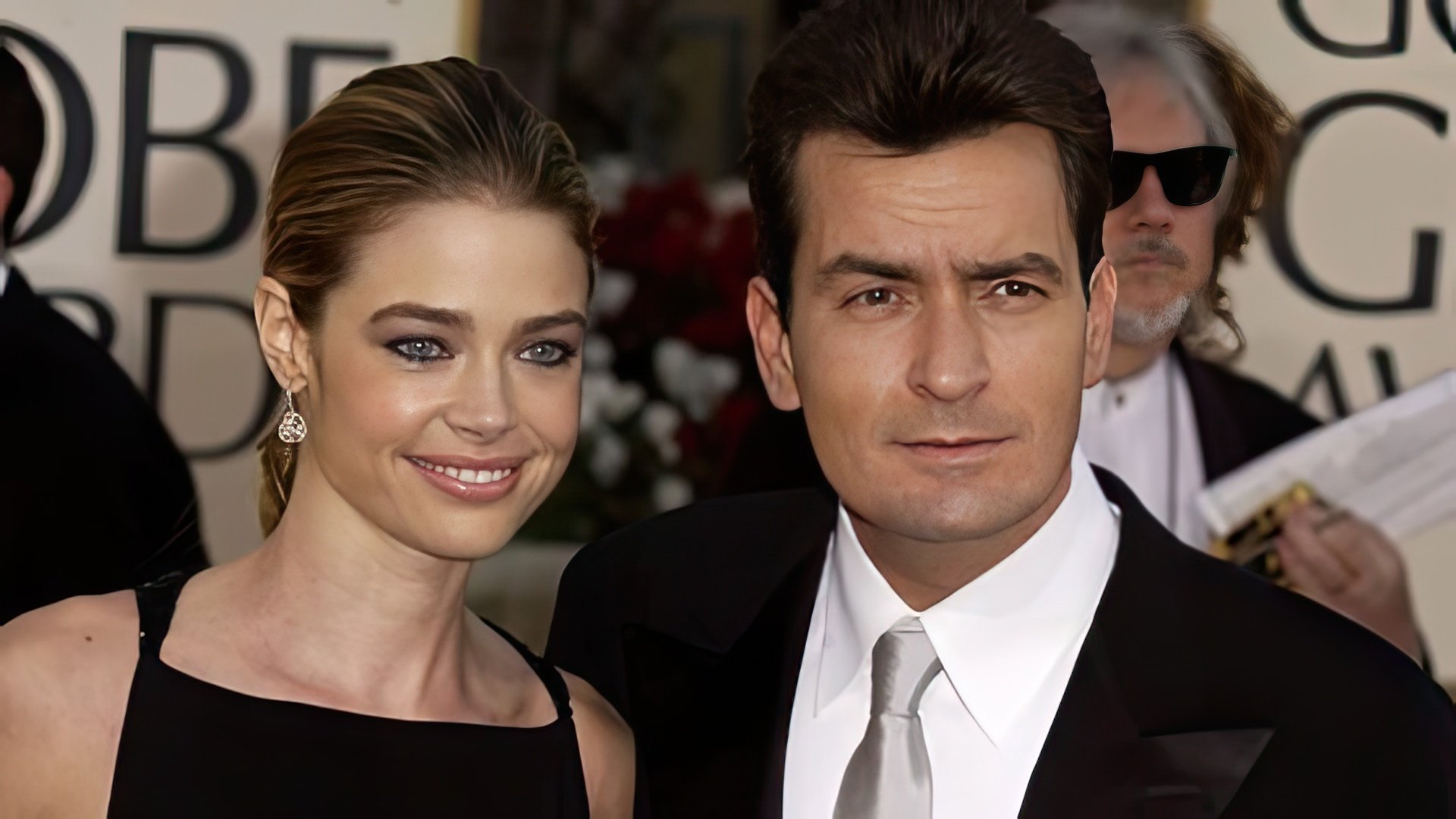 Charlie Sheen with Denise Lee Richards