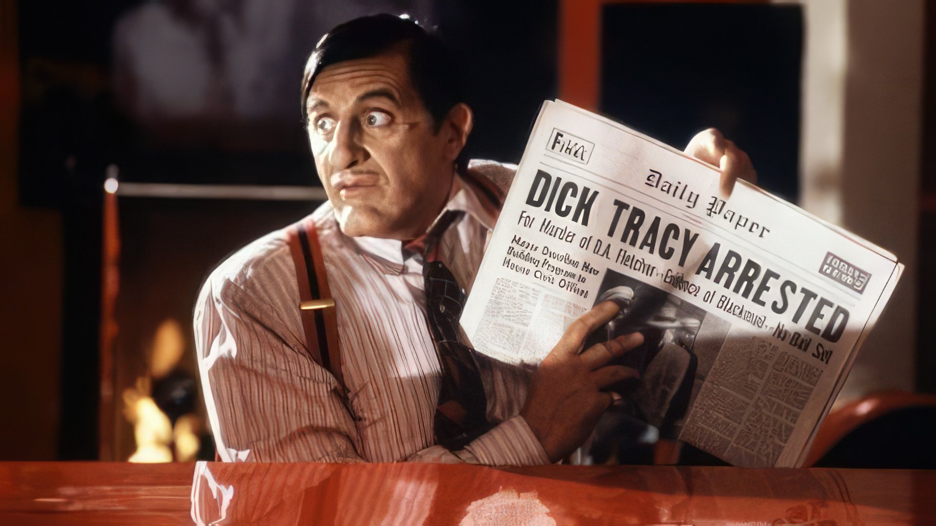 ”Dick Tracey”: Al Pacino in the role of the villain named 