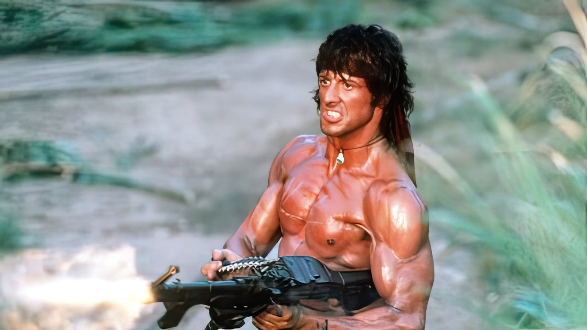 Frame out of the movie «Rambo. First Blood»