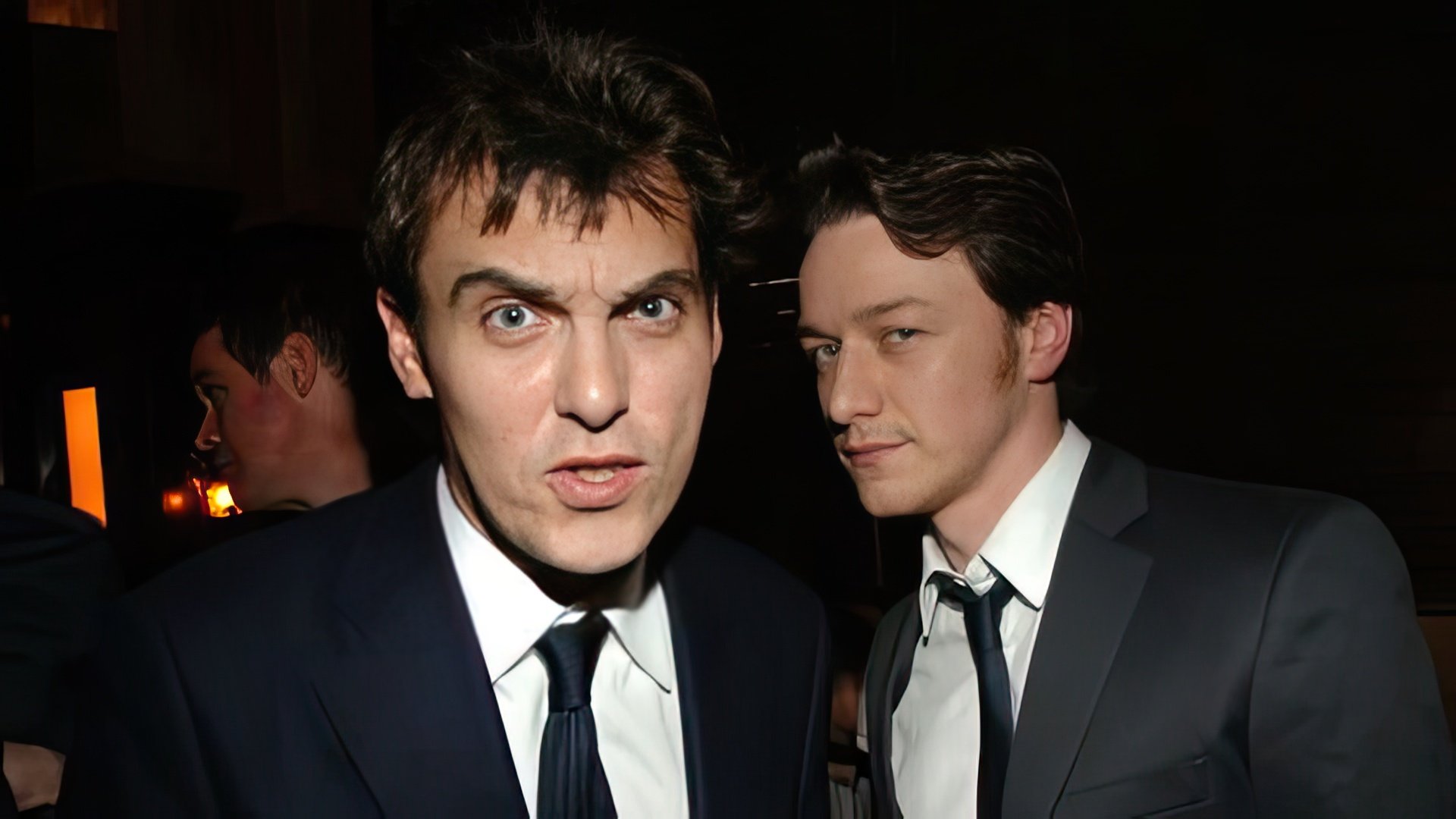 In the photo: James McAvoy and Joe Wright
