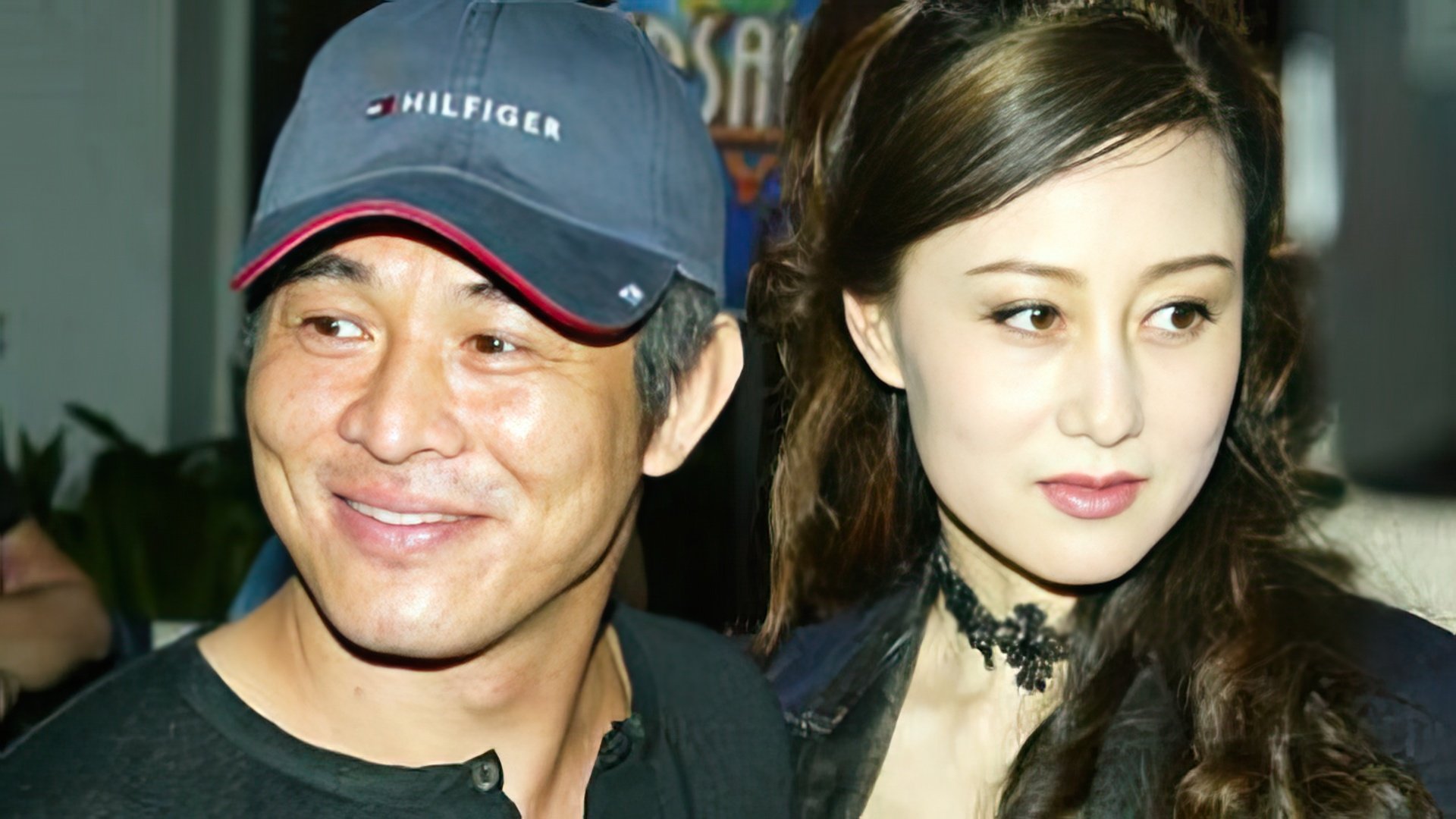 Jet Li and Nina Li Chi