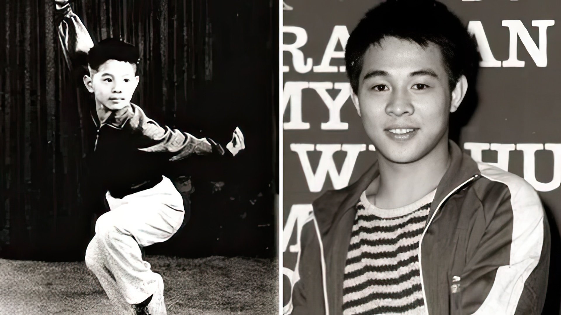 Jet Li in childhood and young ages